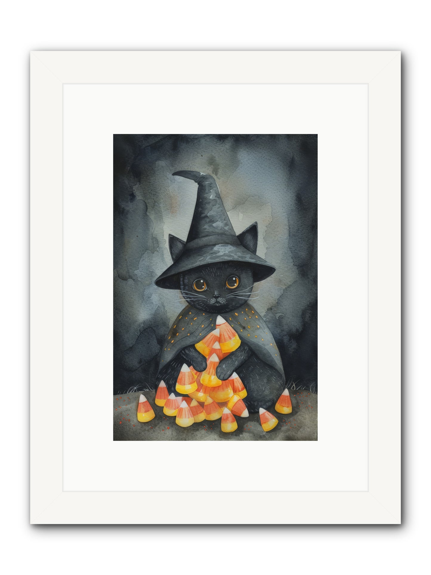 Bonbon Noir — Bonbon-Noir-8x12-Framed-Print-White.jpg