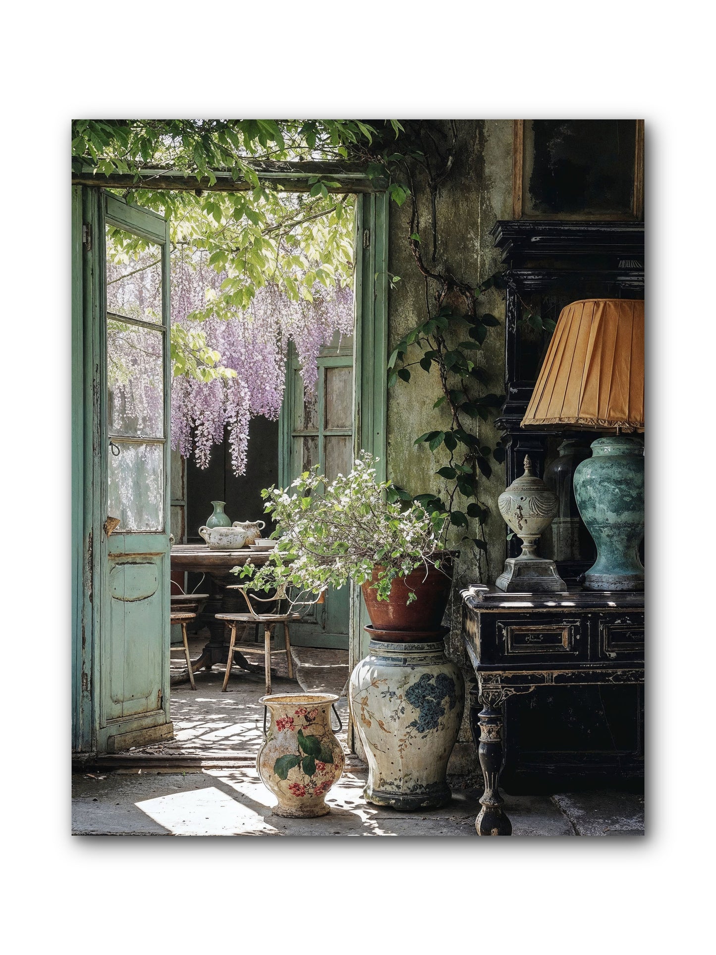 Bonjour Mon Amour -- Wrapped Canvas 8x10