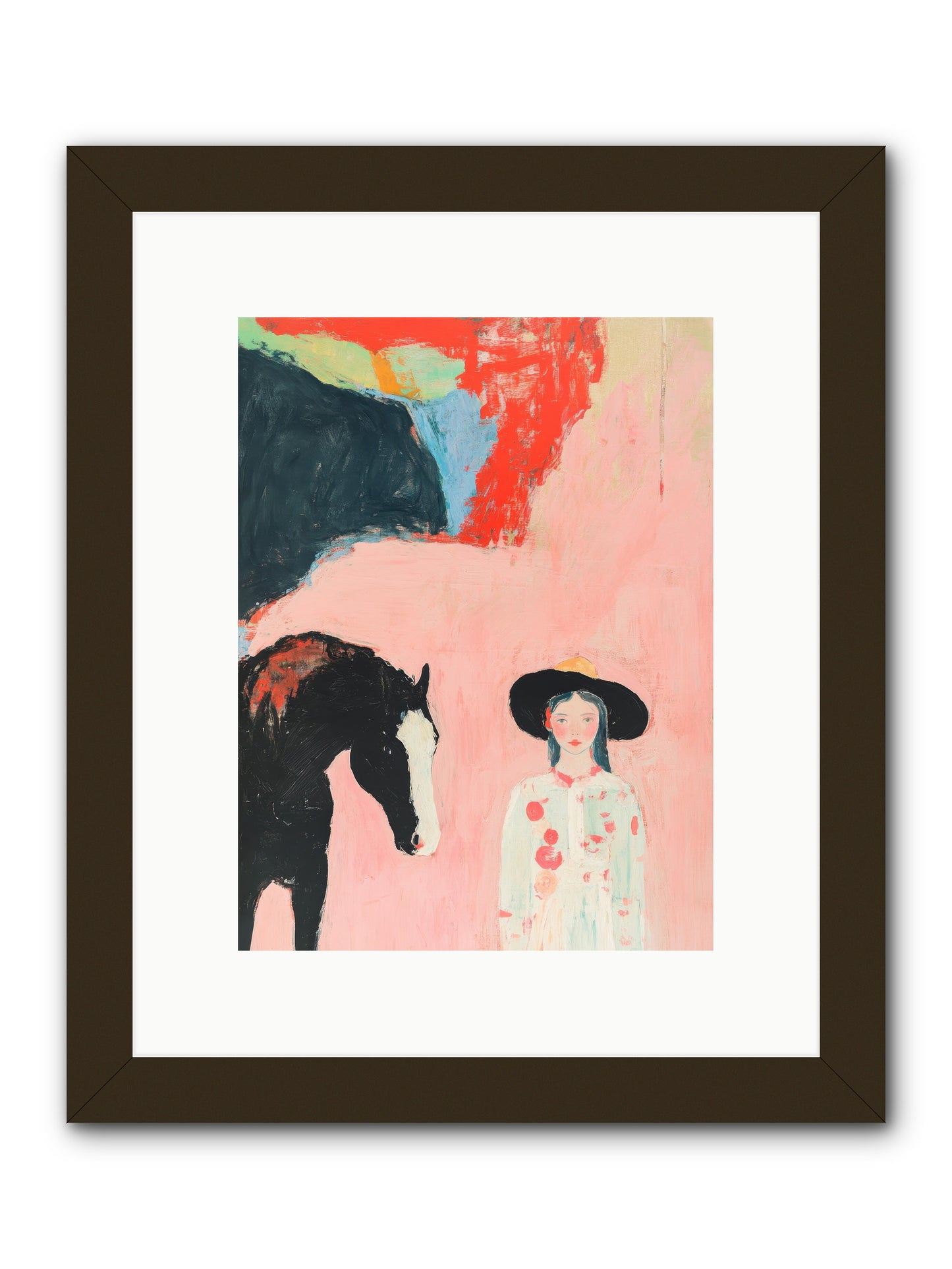 Boots on Broken Ground -- Framed Print - Black 9x12