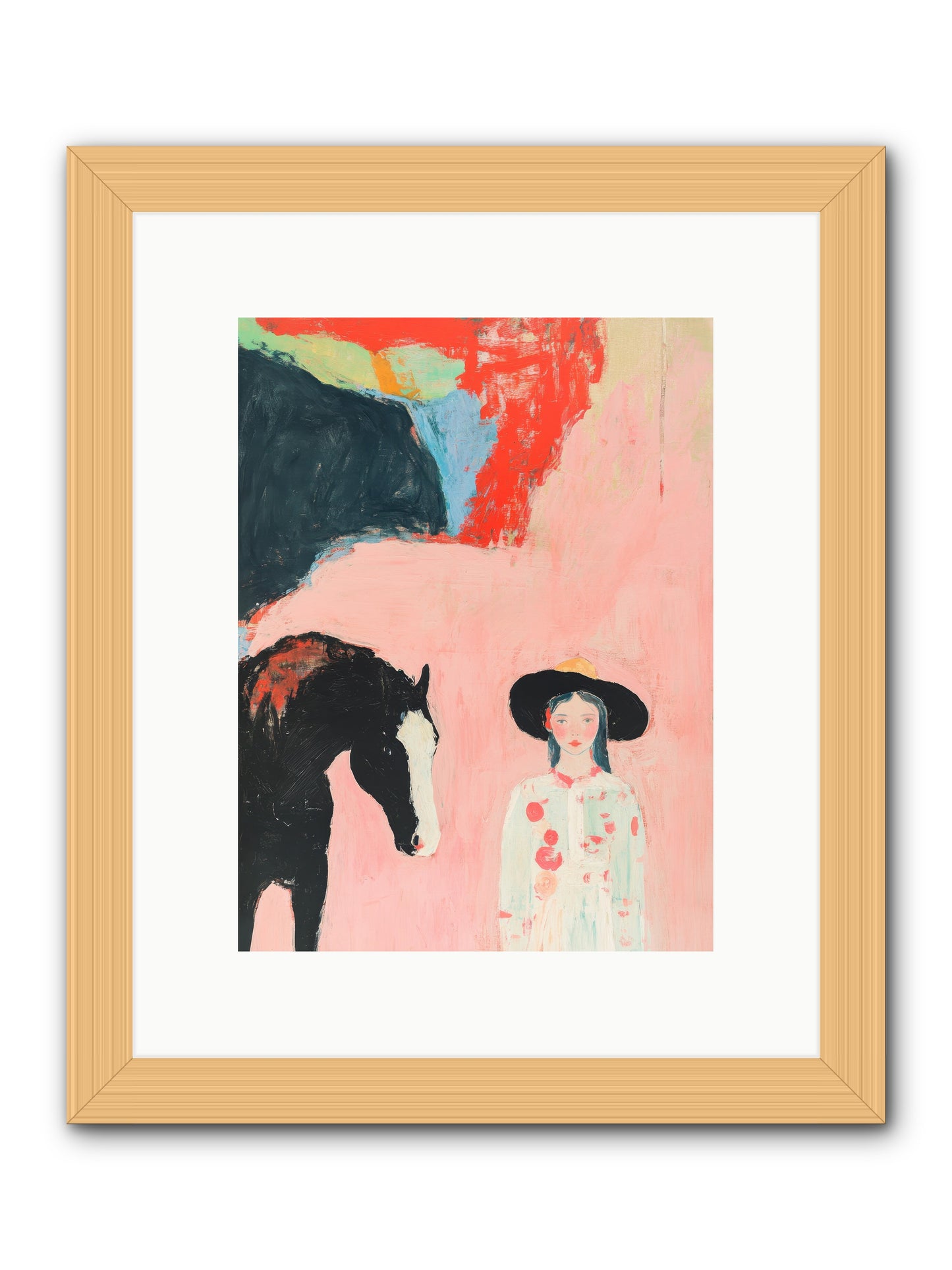 Boots on Broken Ground -- Framed Print - Natural 9x12