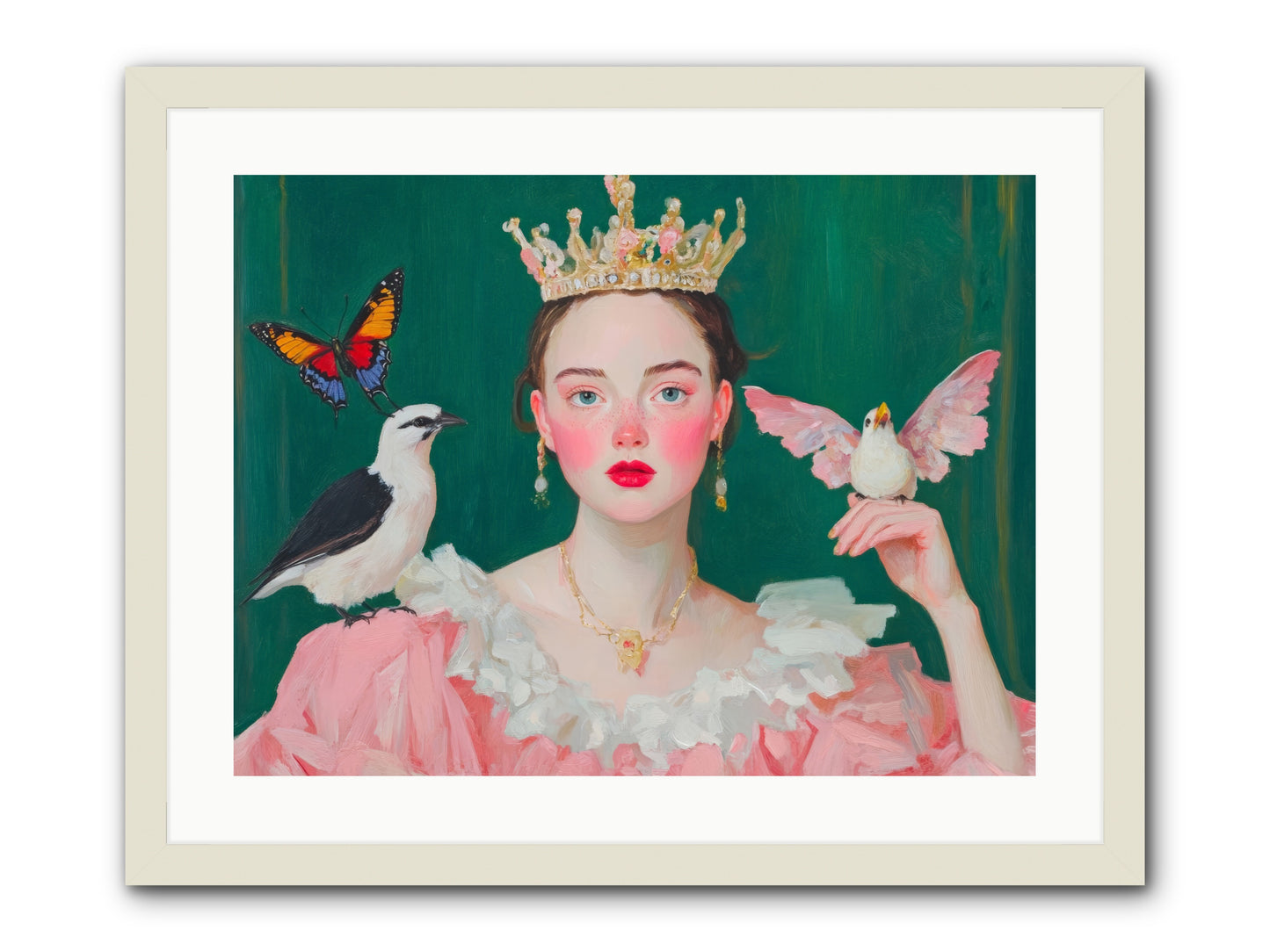Born to SparkleRez2 -- Framed Print - White 24x18