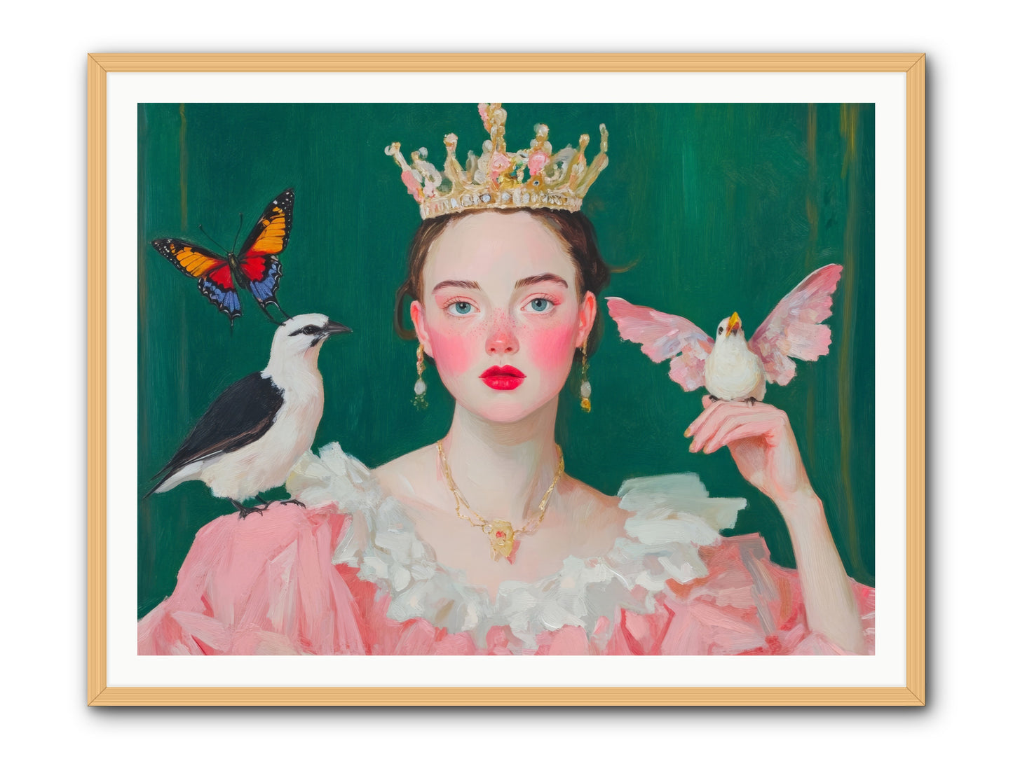 Born to SparkleRez2 -- Framed Print - Natural 48x36