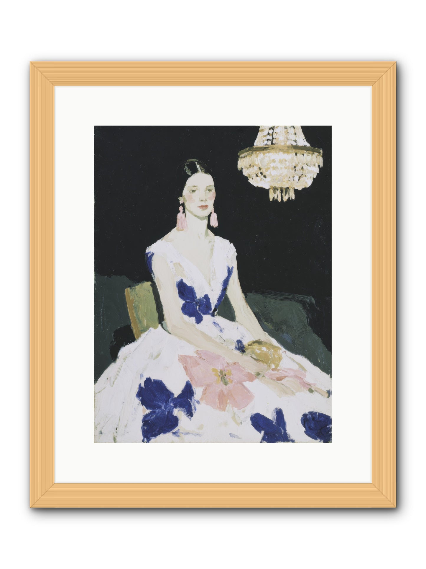 Borrowed Ballroom -- Framed Print - Natural 12x16