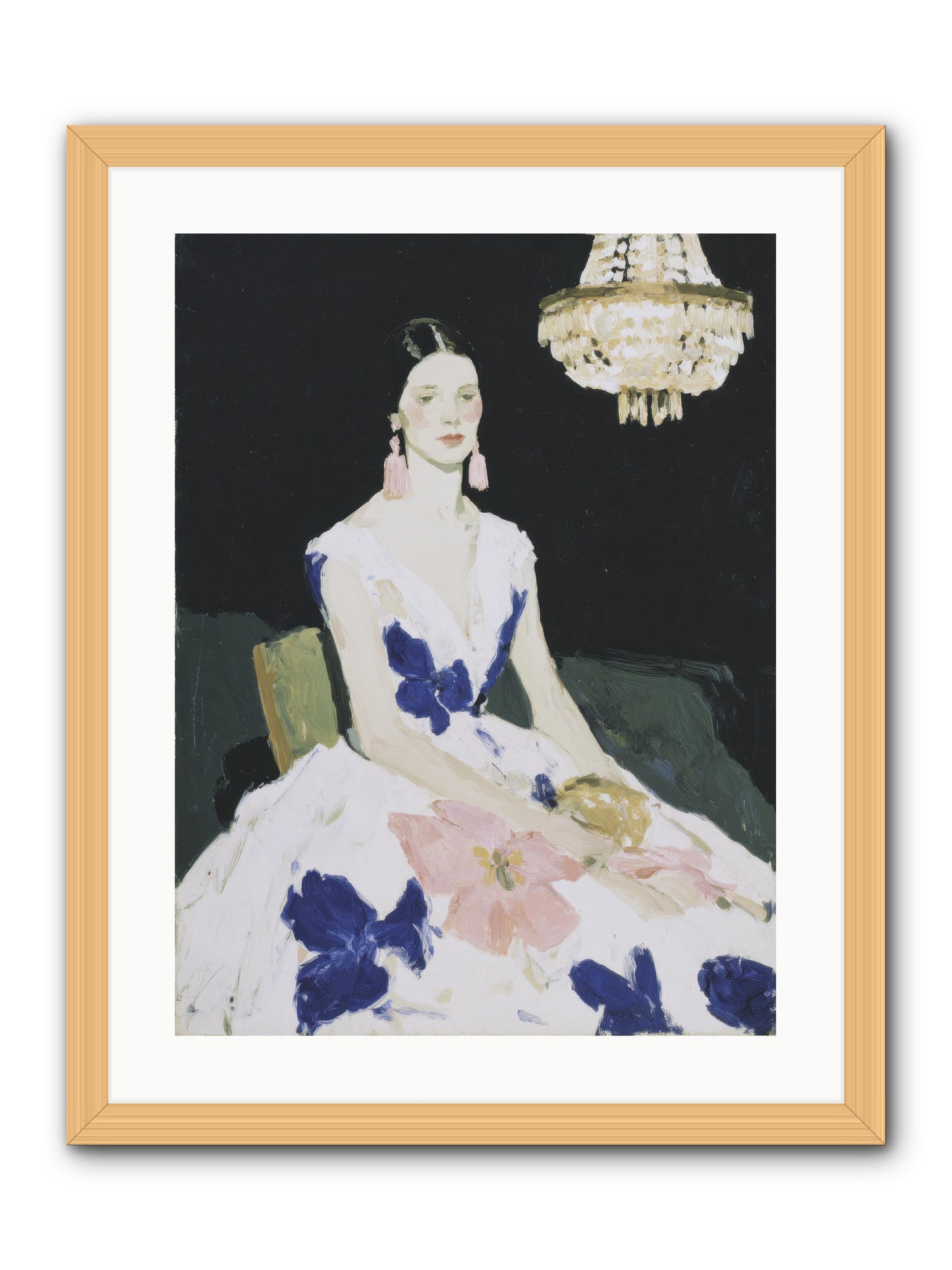 Borrowed Ballroom -- Framed Print - Natural 18x24