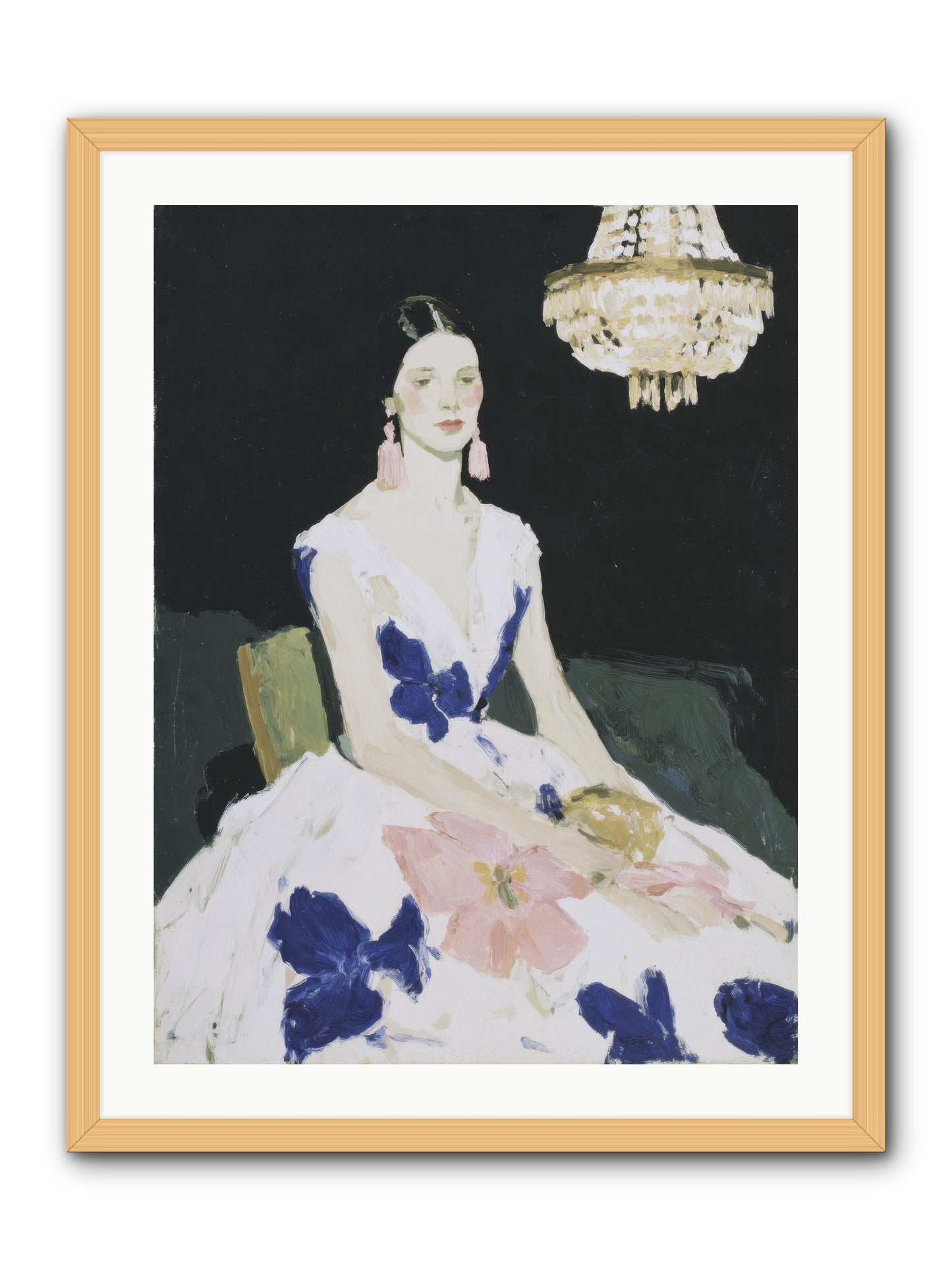 Borrowed Ballroom -- Framed Print - Natural 24x32