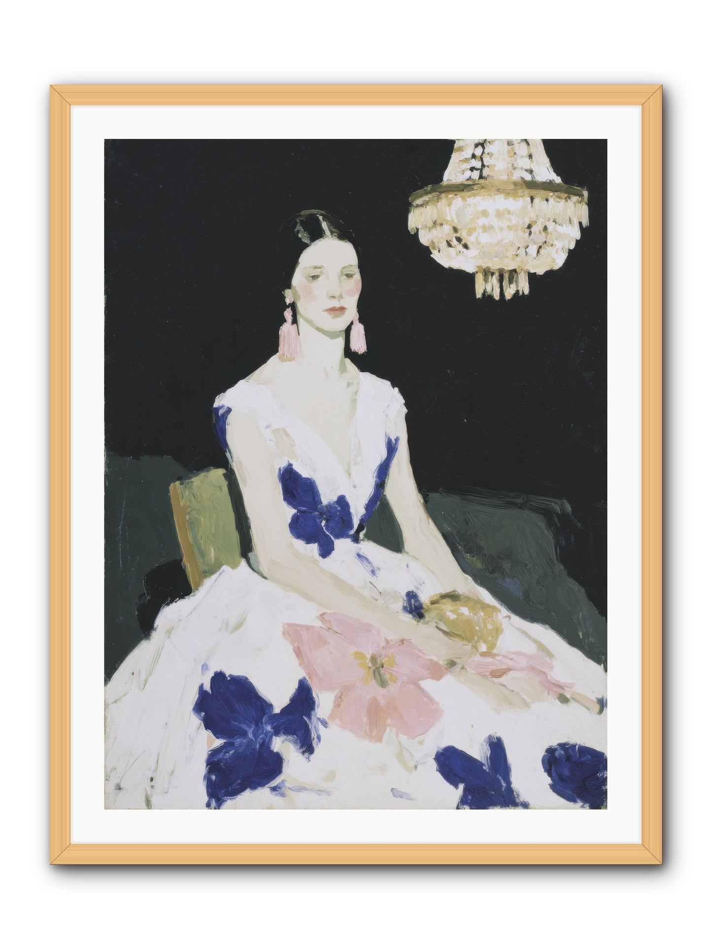 Borrowed Ballroom -- Framed Print - Natural 30x40