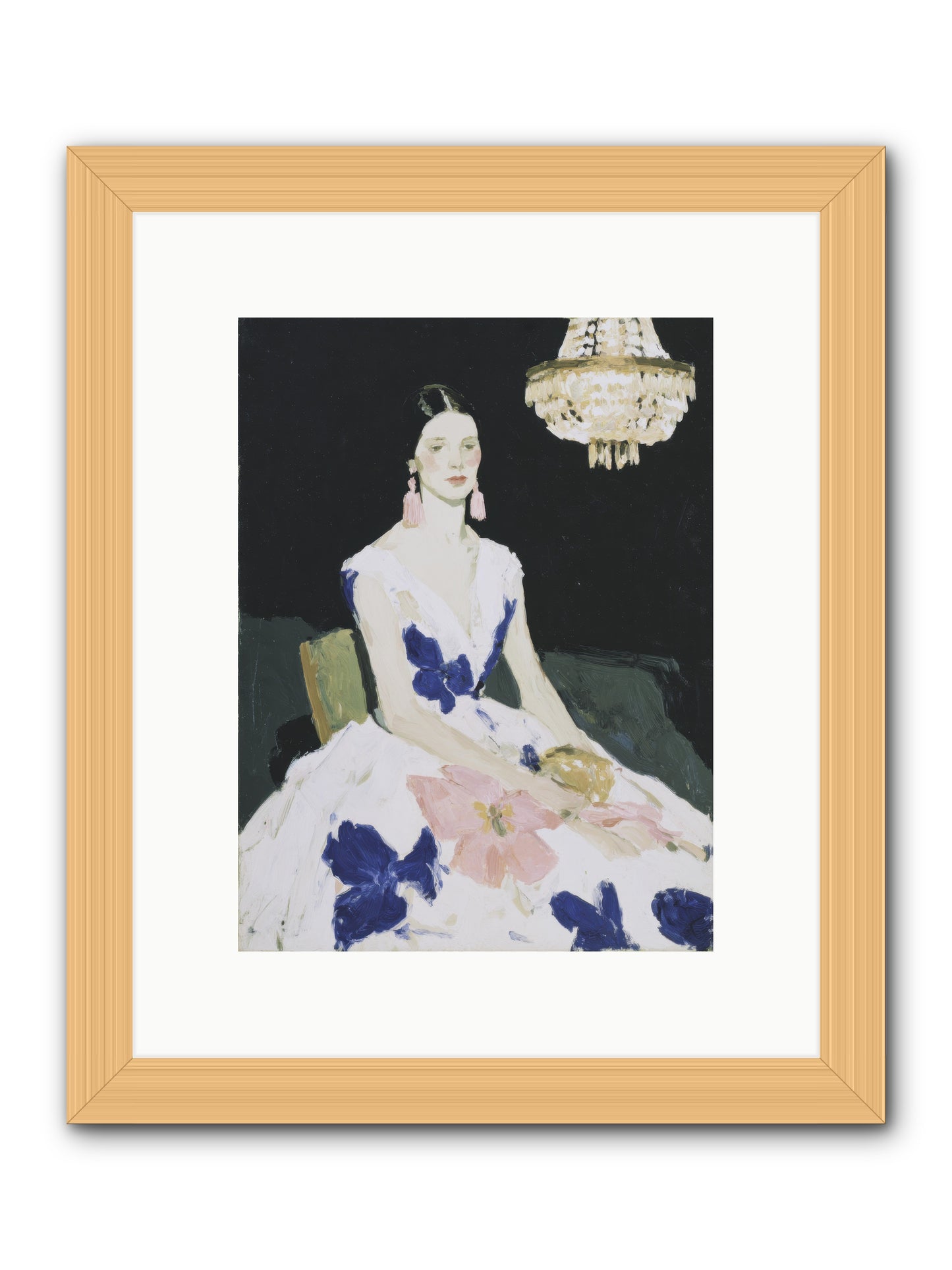 Borrowed Ballroom -- Framed Print - Natural 9x12