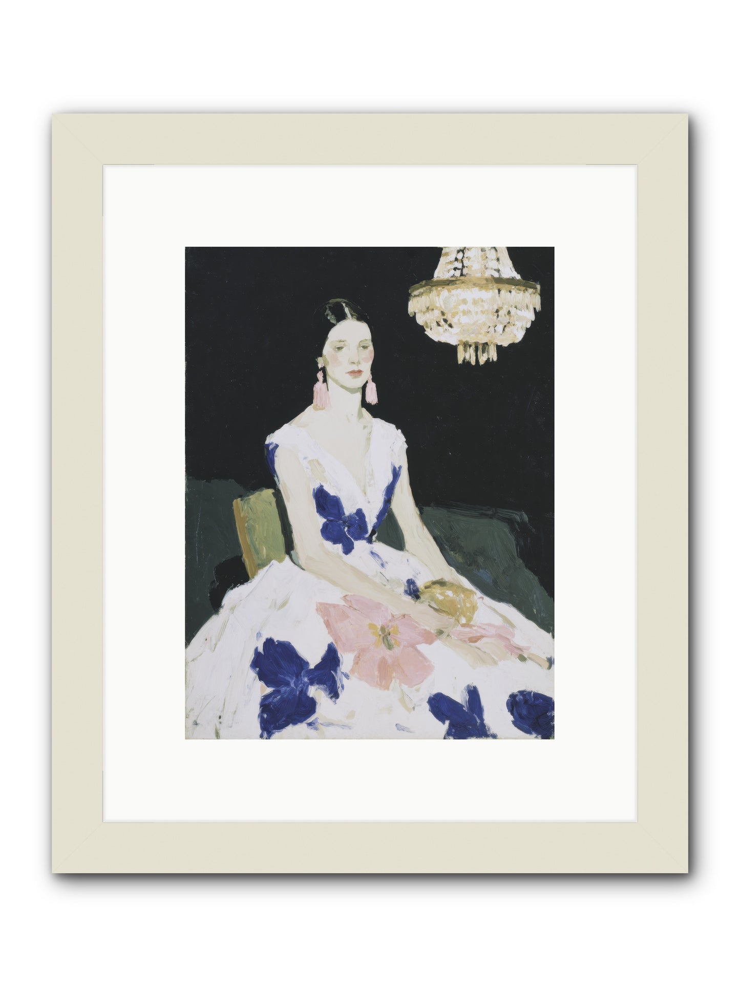 Borrowed Ballroom -- Framed Print - White 9x12