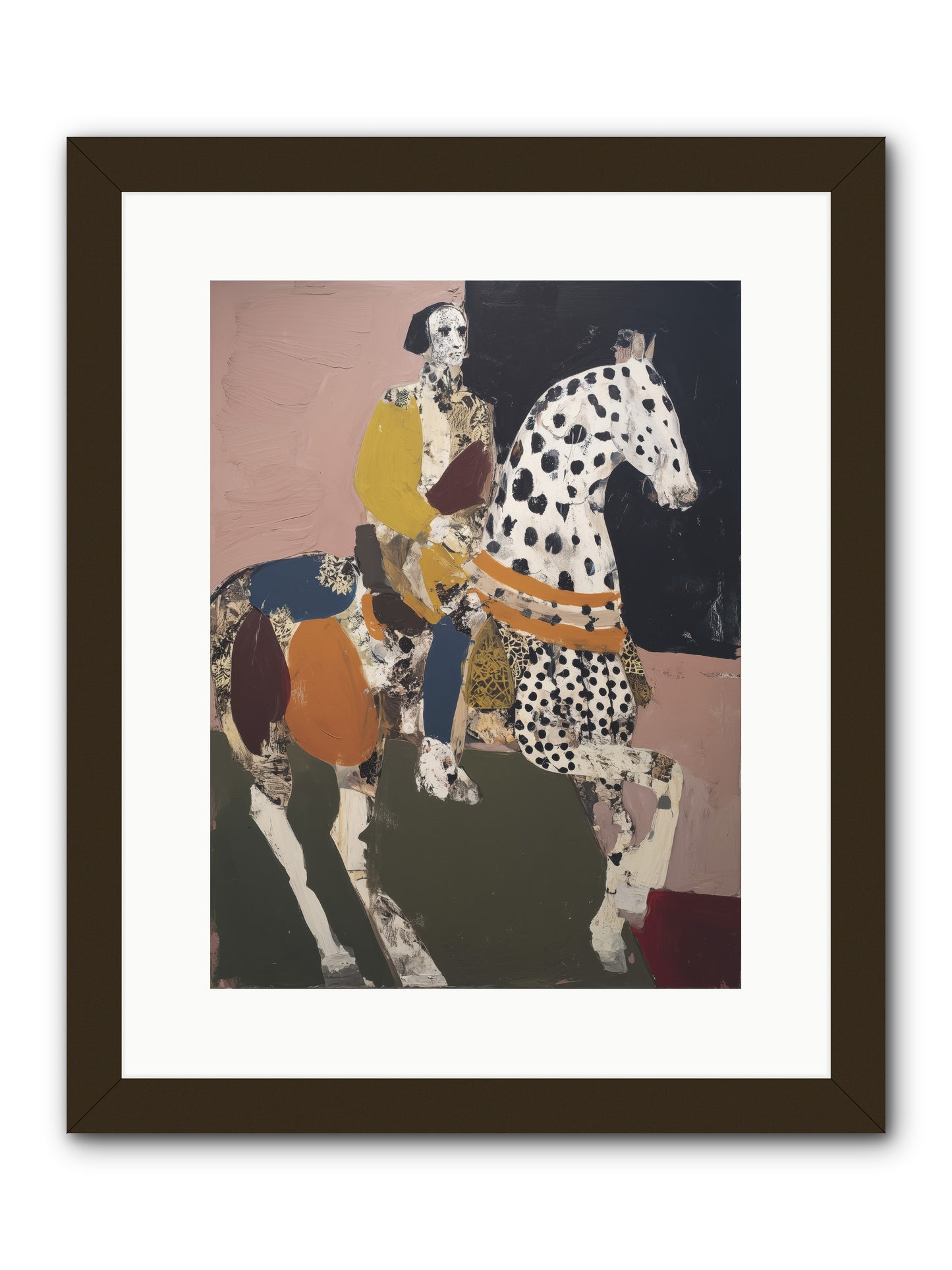 Borrowed Ladder -- Framed Print - Black 12x16