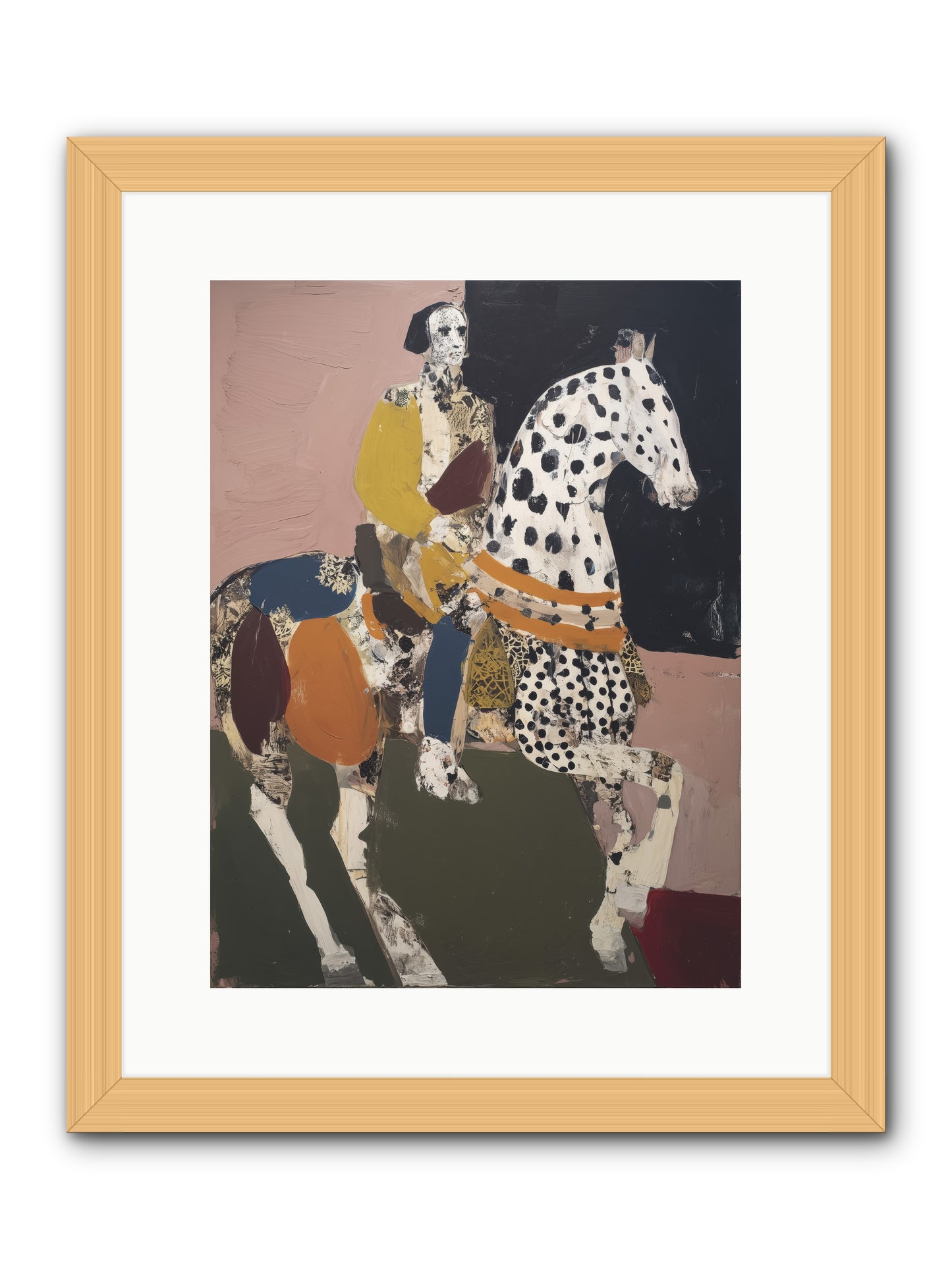 Borrowed Ladder -- Framed Print - Natural 12x16