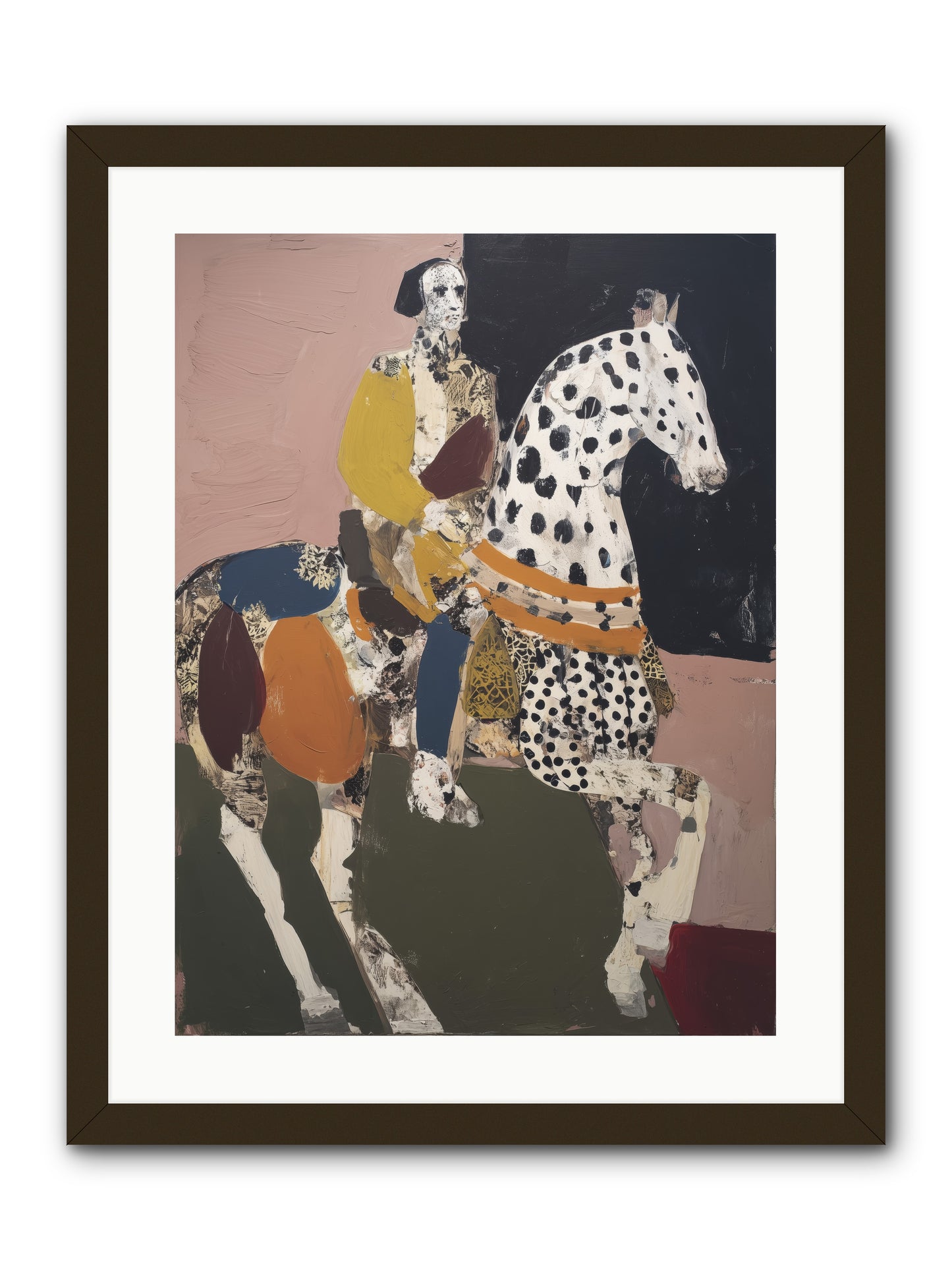 Borrowed Ladder -- Framed Print - Black 18x24