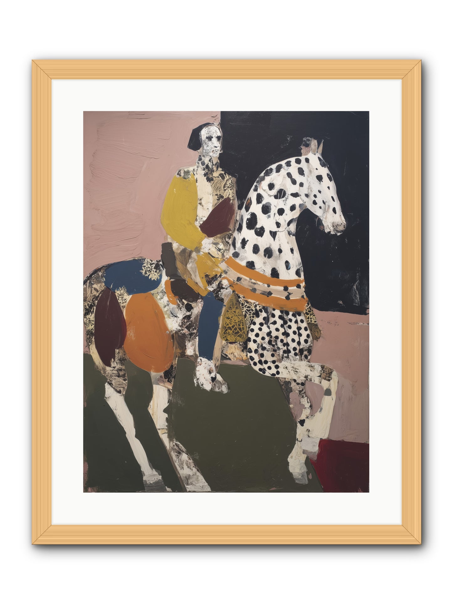 Borrowed Ladder -- Framed Print - Natural 18x24