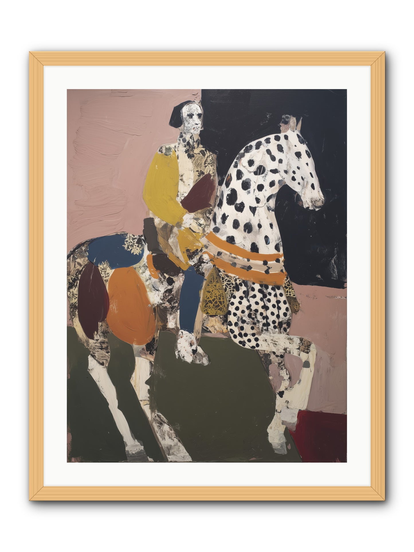 Borrowed Ladder -- Framed Print - Natural 24x32