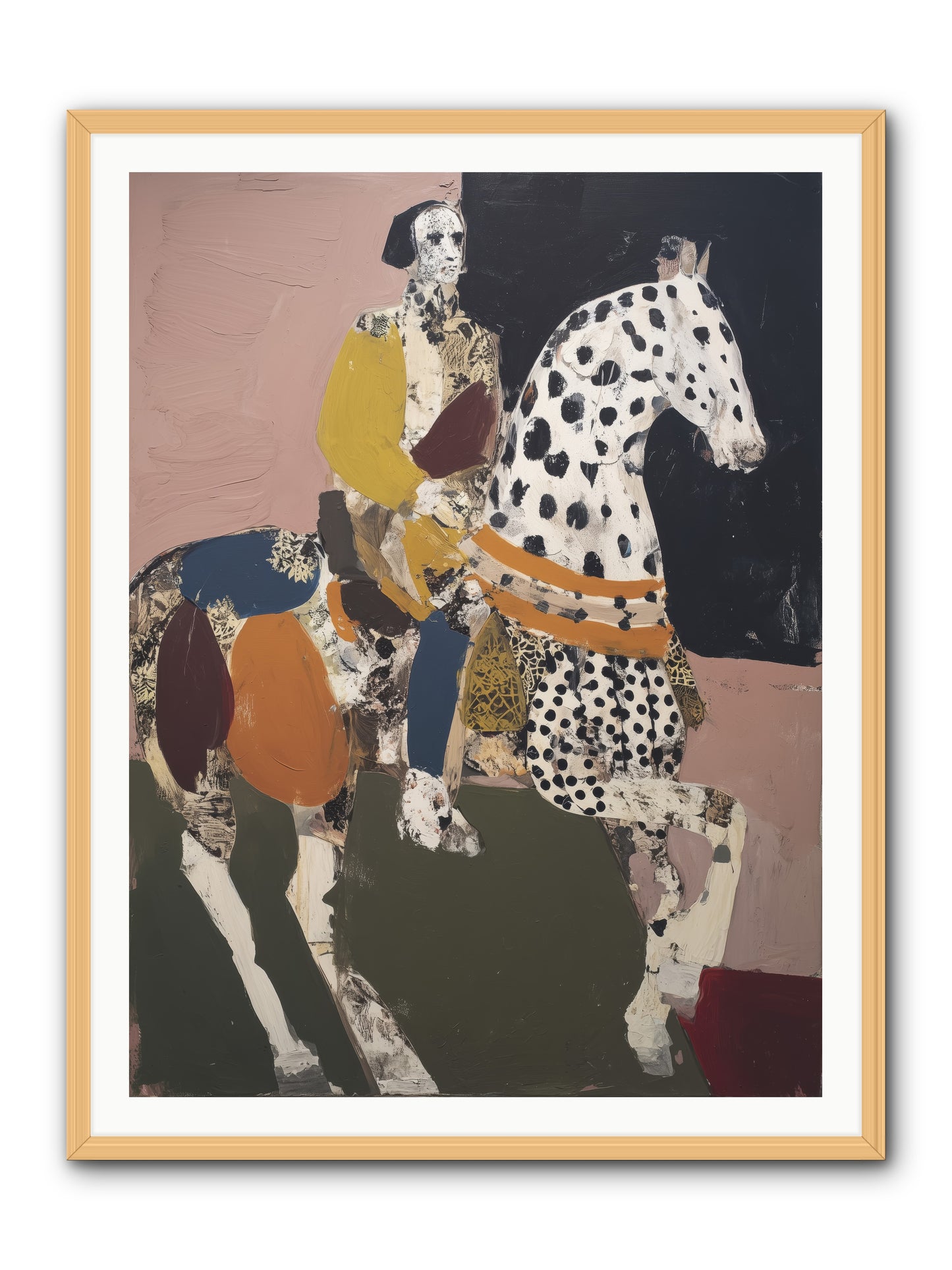 Borrowed Ladder -- Framed Print - Natural 36x48