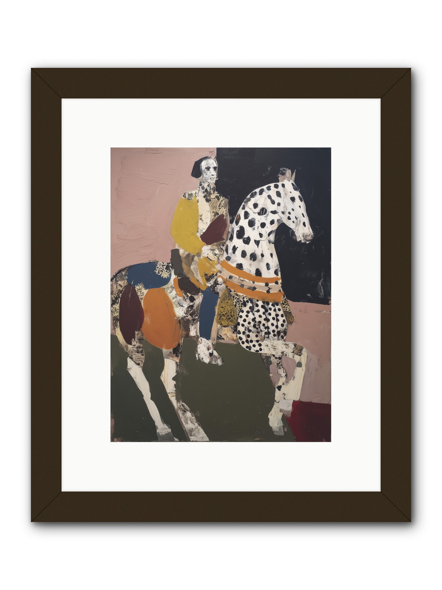 Borrowed Ladder -- Framed Print - Black 9x12