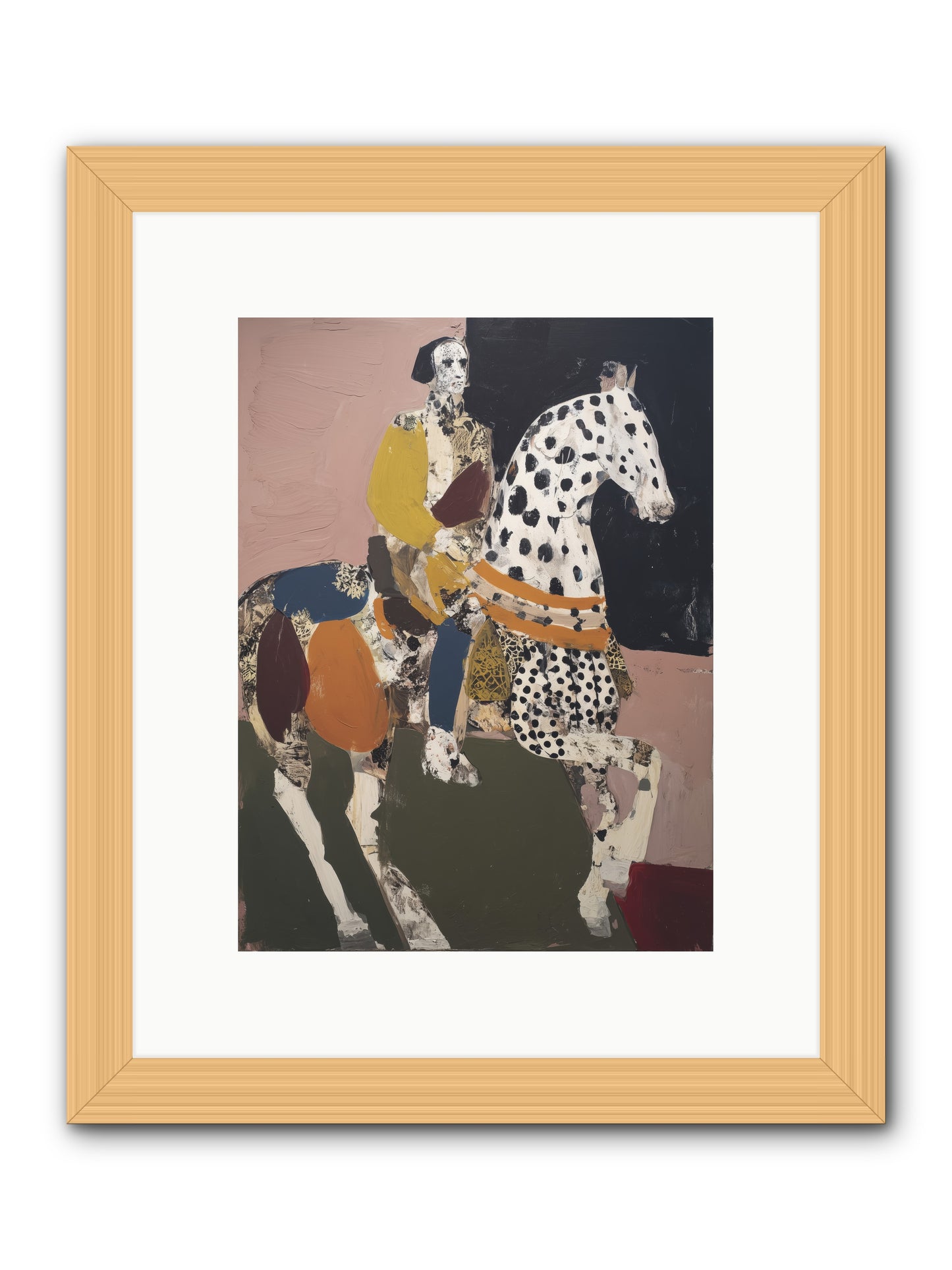 Borrowed Ladder -- Framed Print - Natural 9x12
