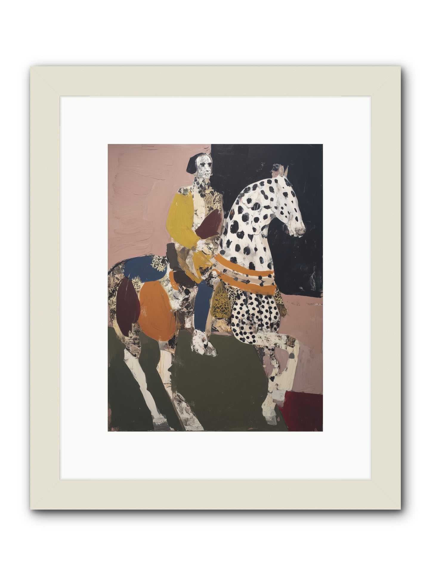 Borrowed Ladder -- Framed Print - White 9x12