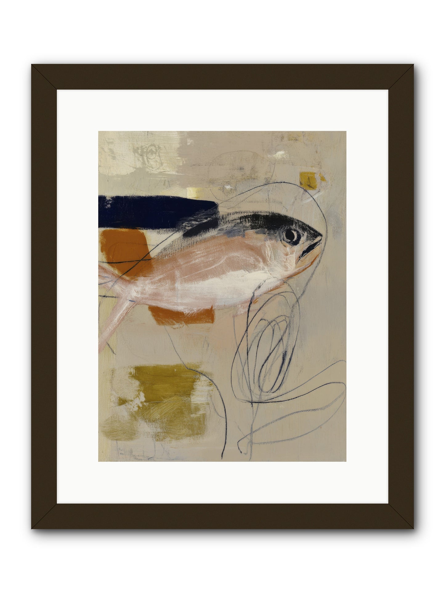 Borrowed Light -- Framed Print - Black 12x16