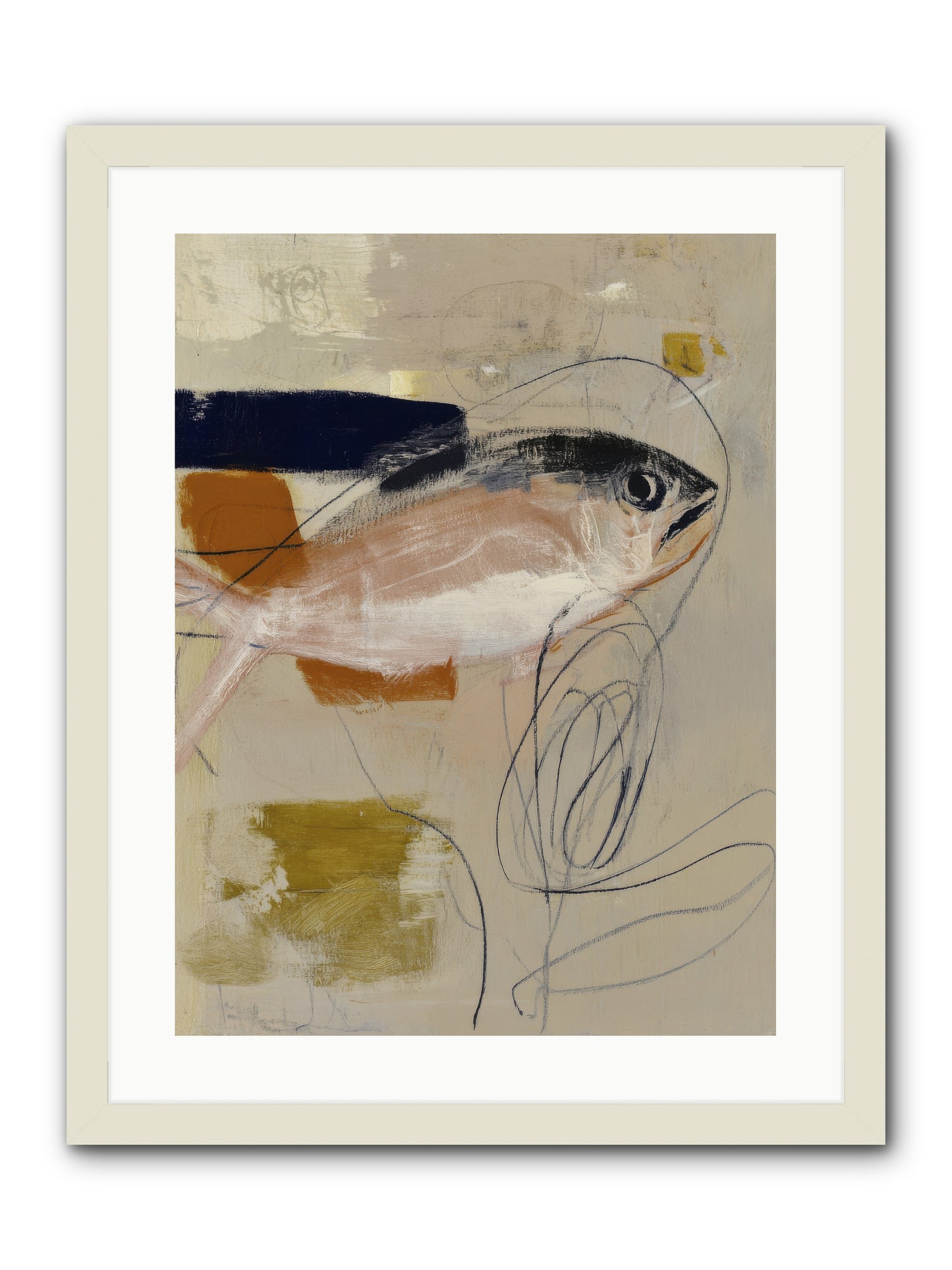 Borrowed Light -- Framed Print - White 18x24