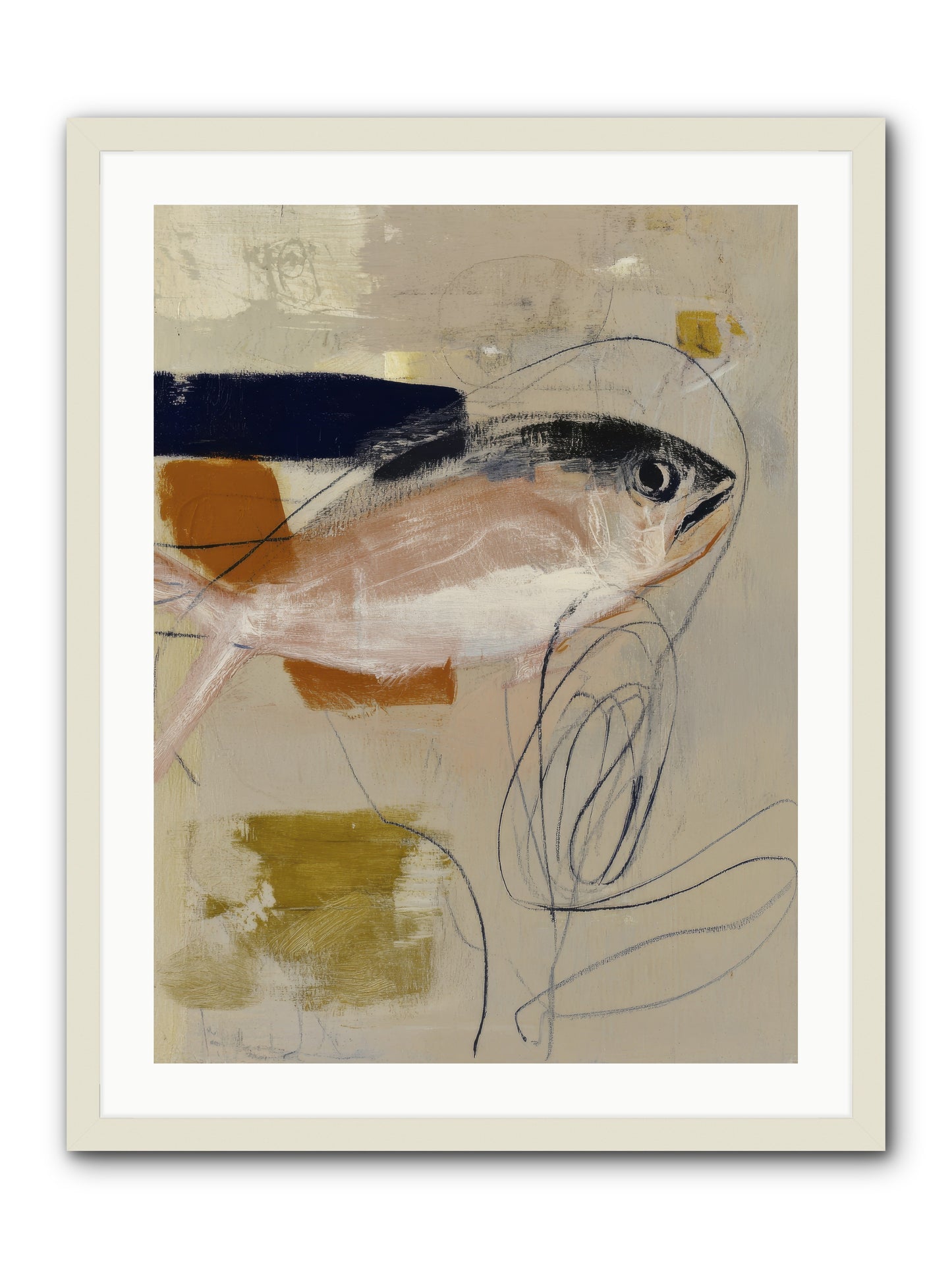 Borrowed Light -- Framed Print - White 24x32