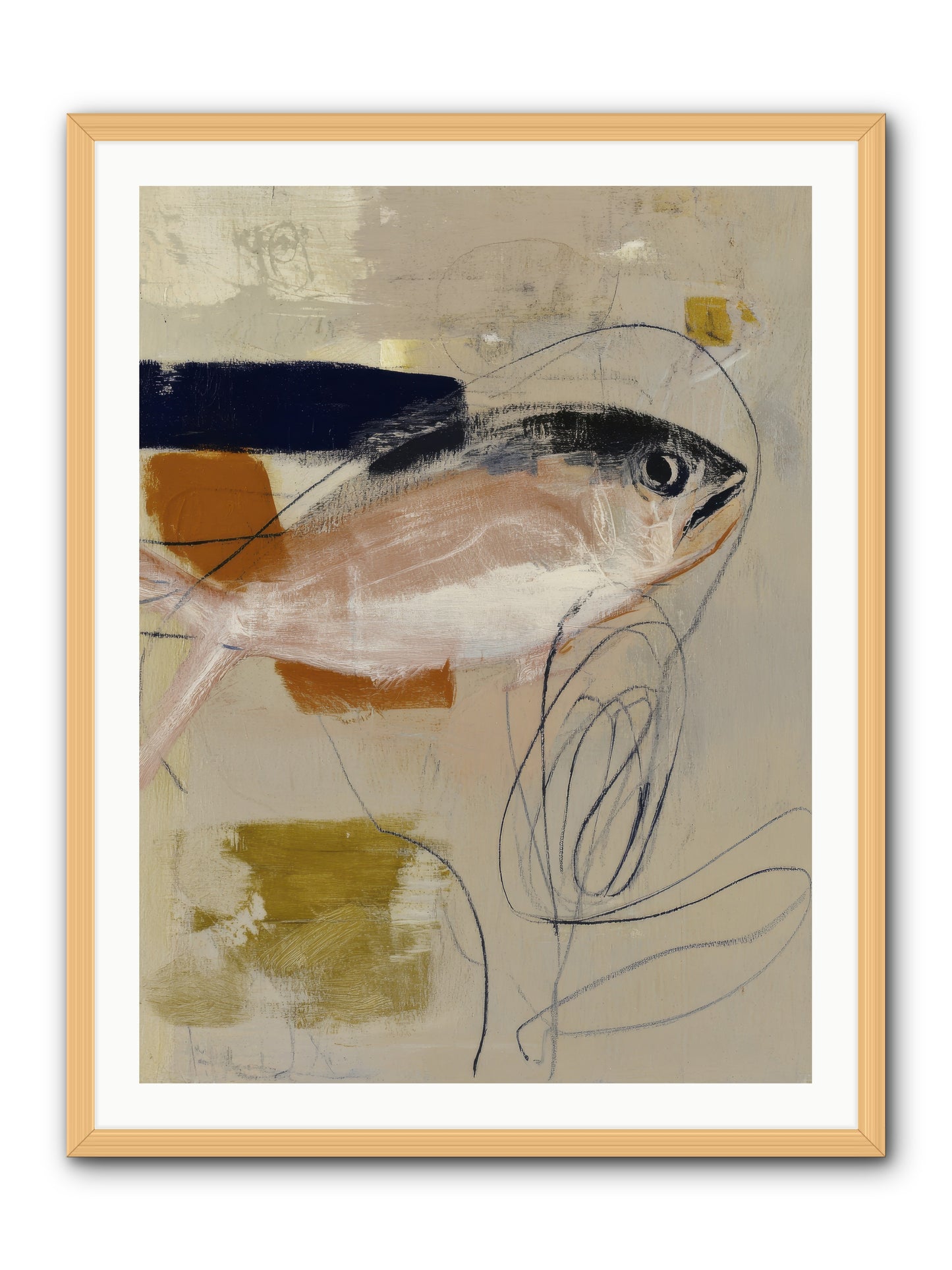 Borrowed Light -- Framed Print - Natural 30x40
