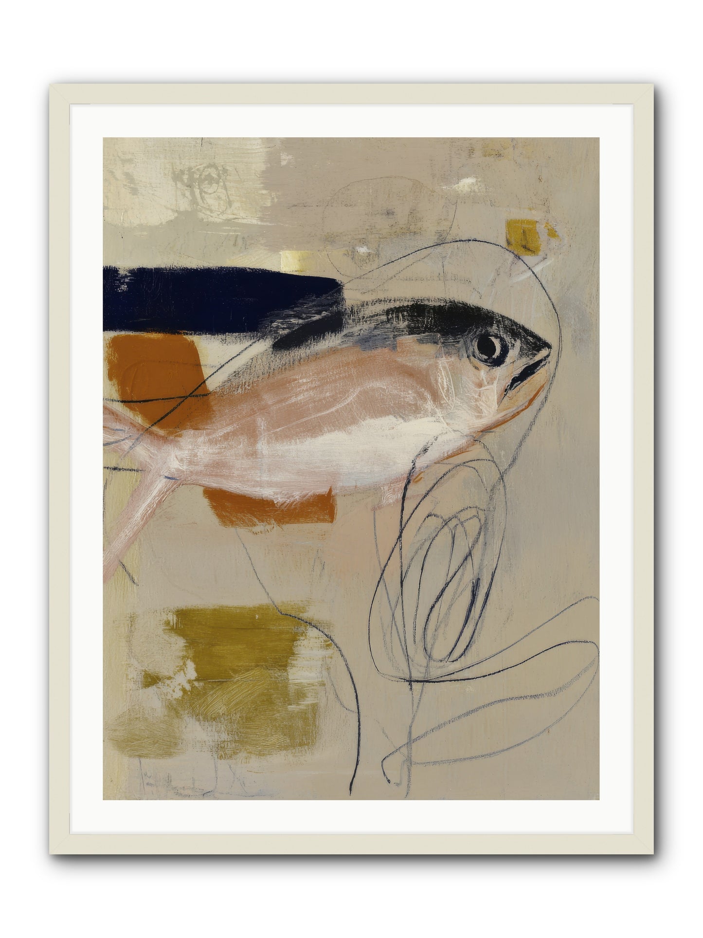Borrowed Light -- Framed Print - White 30x40