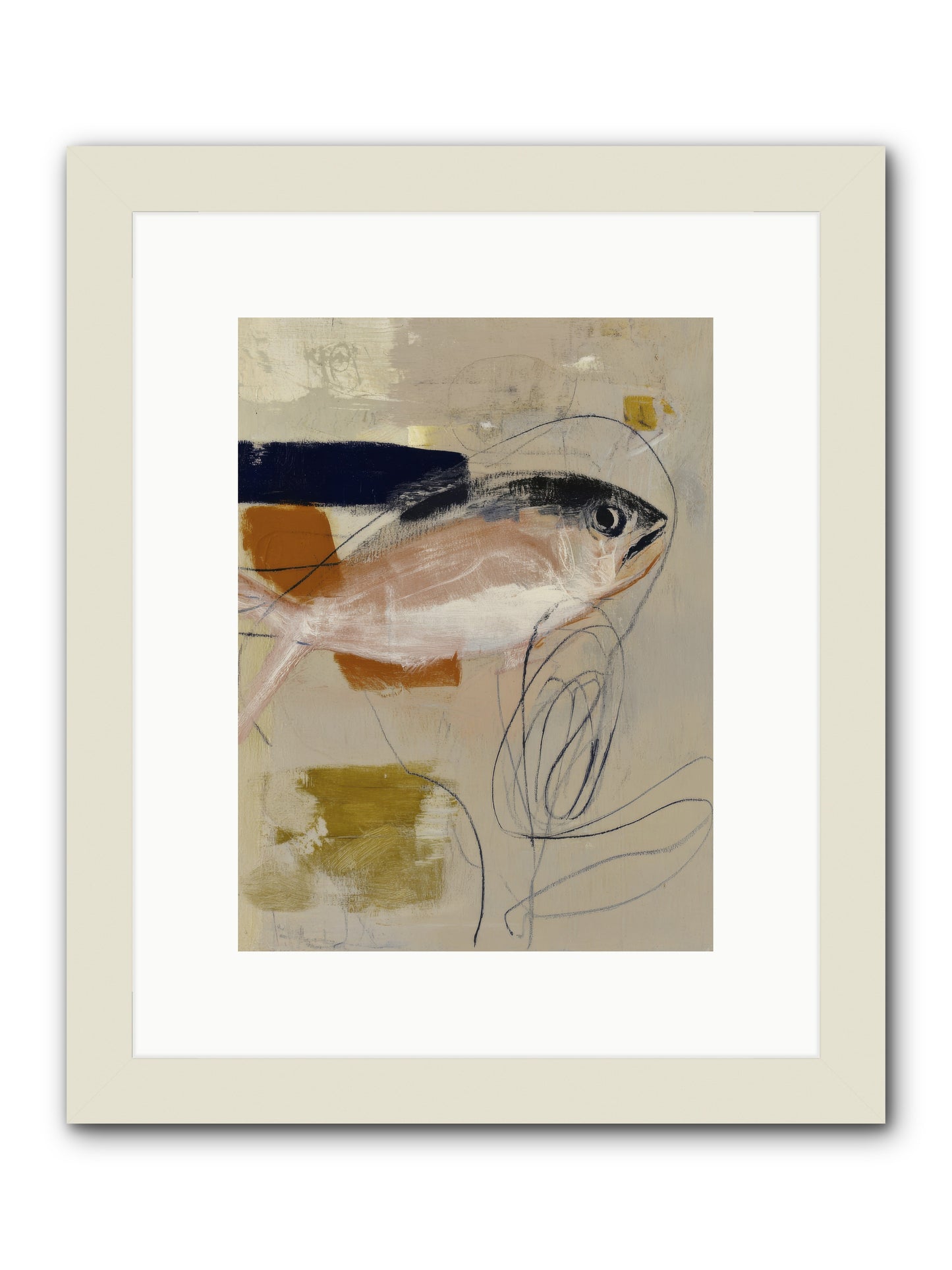 Borrowed Light -- Framed Print - White 9x12