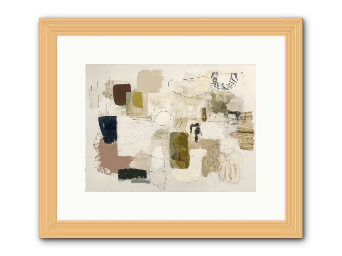 Borrowed Time -- Framed Print - Natural 12x9