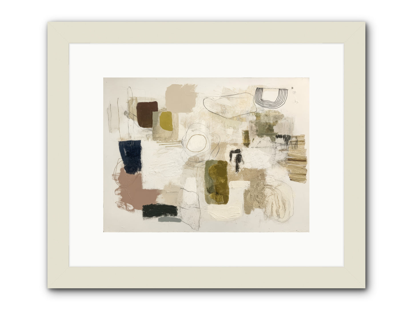 Borrowed Time -- Framed Print - White 12x9
