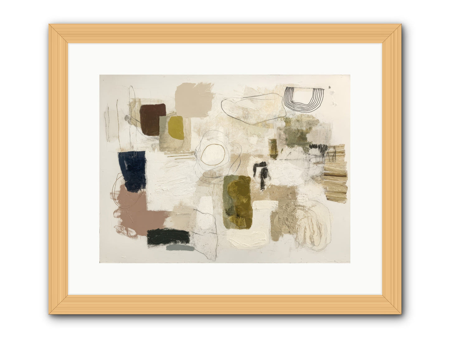 Borrowed Time -- Framed Print - Natural 16x12