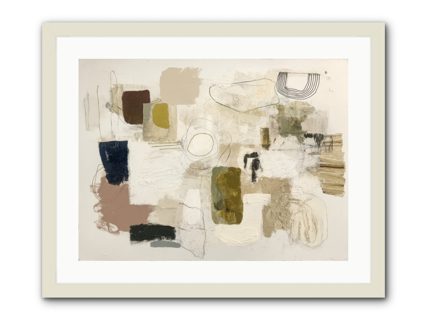 Borrowed Time -- Framed Print - White 24x18
