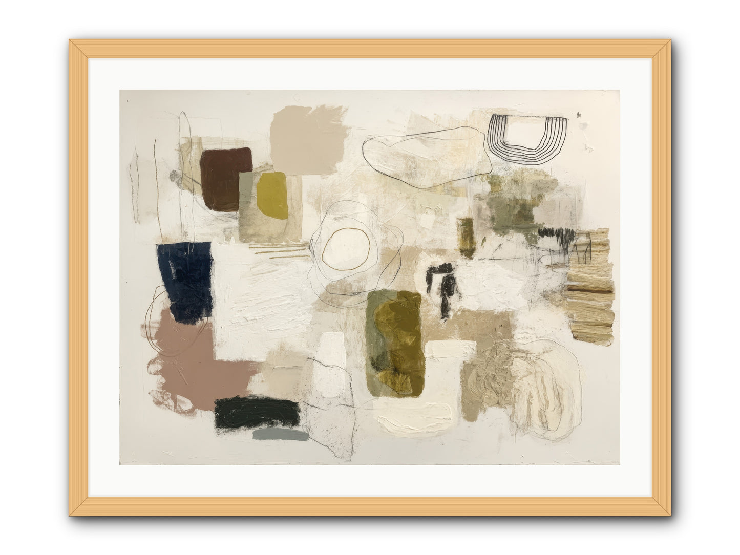 Borrowed Time -- Framed Print - Natural 32x24