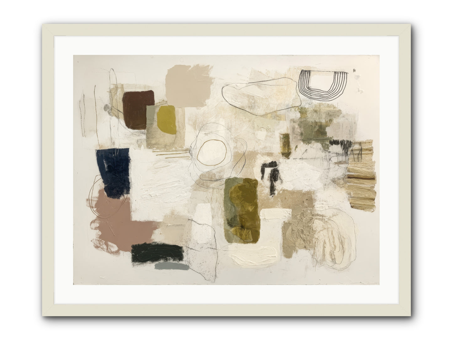 Borrowed Time -- Framed Print - White 32x24
