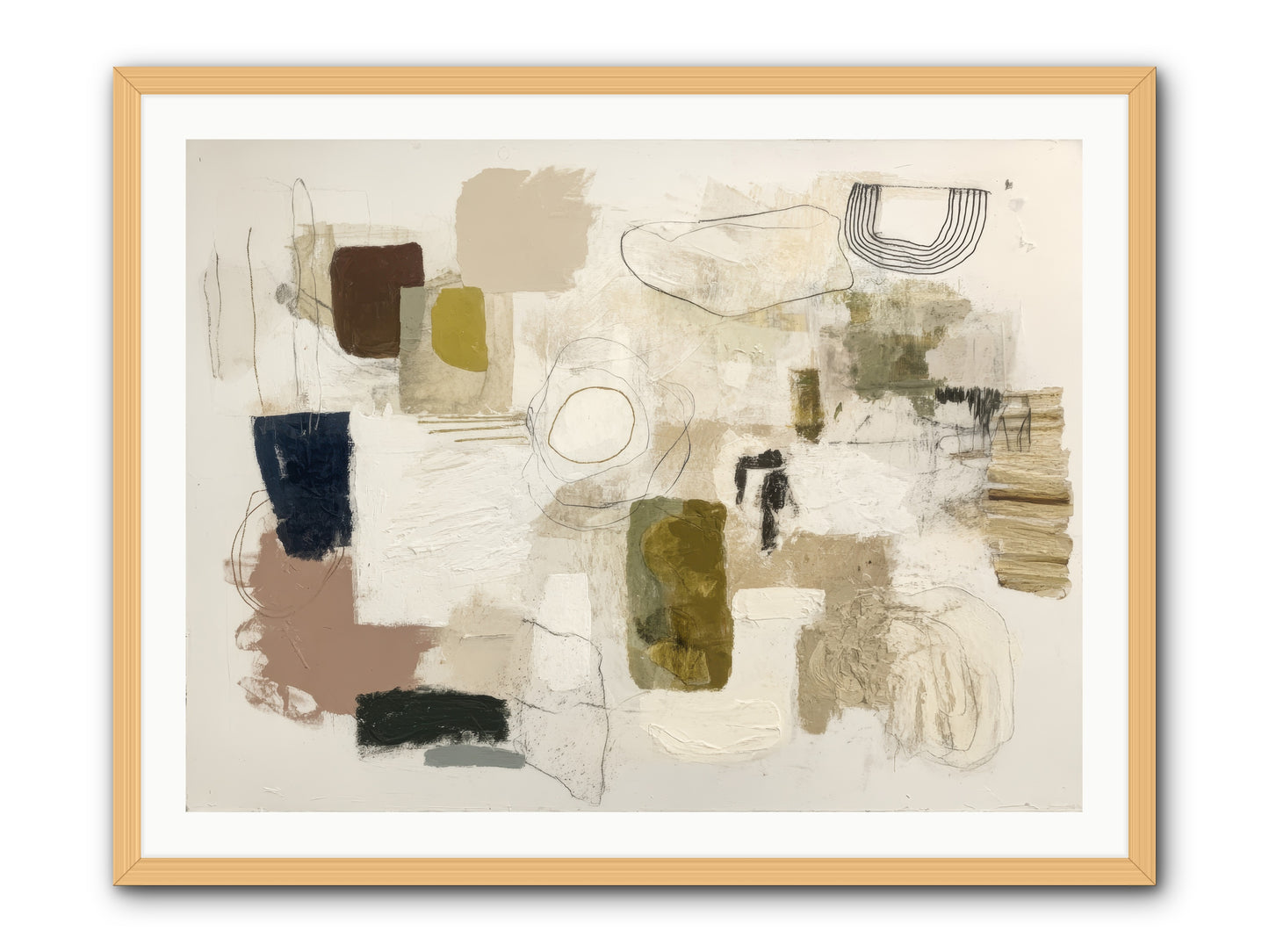 Borrowed Time -- Framed Print - Natural 40x30