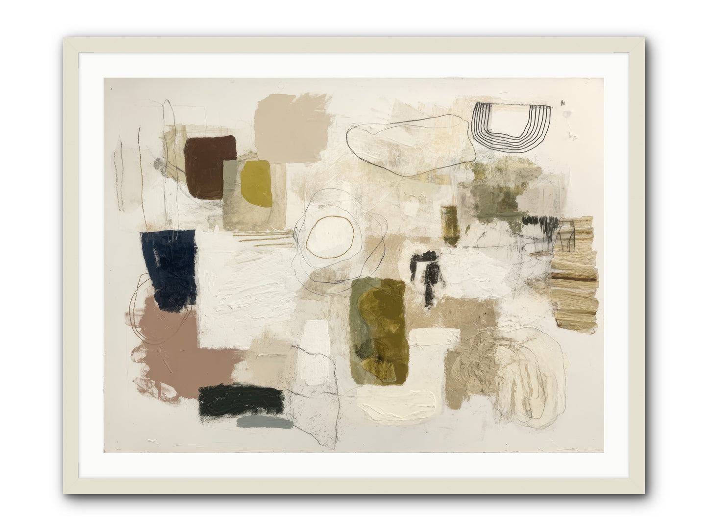 Borrowed Time -- Framed Print - White 40x30