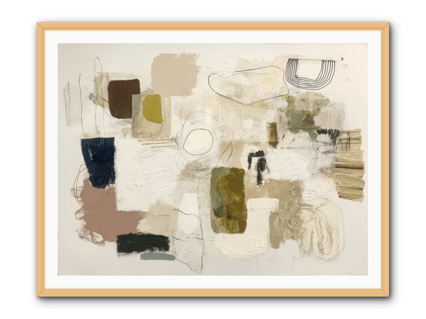 Borrowed Time -- Framed Print - Natural 48x36
