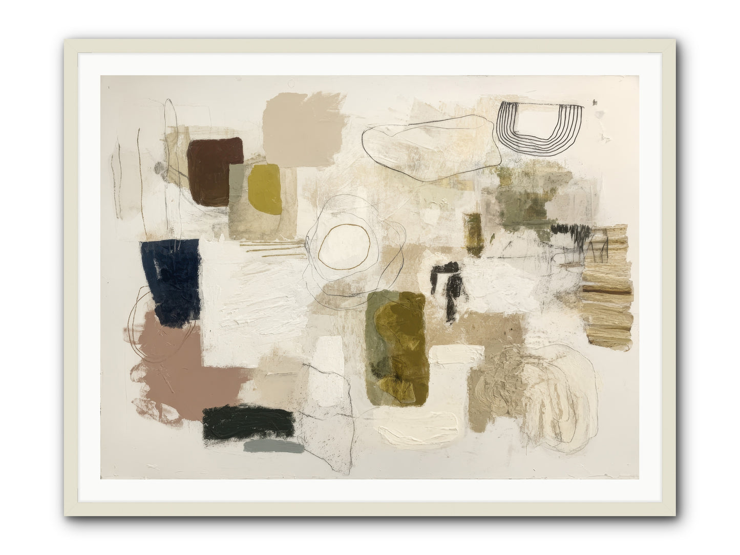 Borrowed Time -- Framed Print - White 48x36