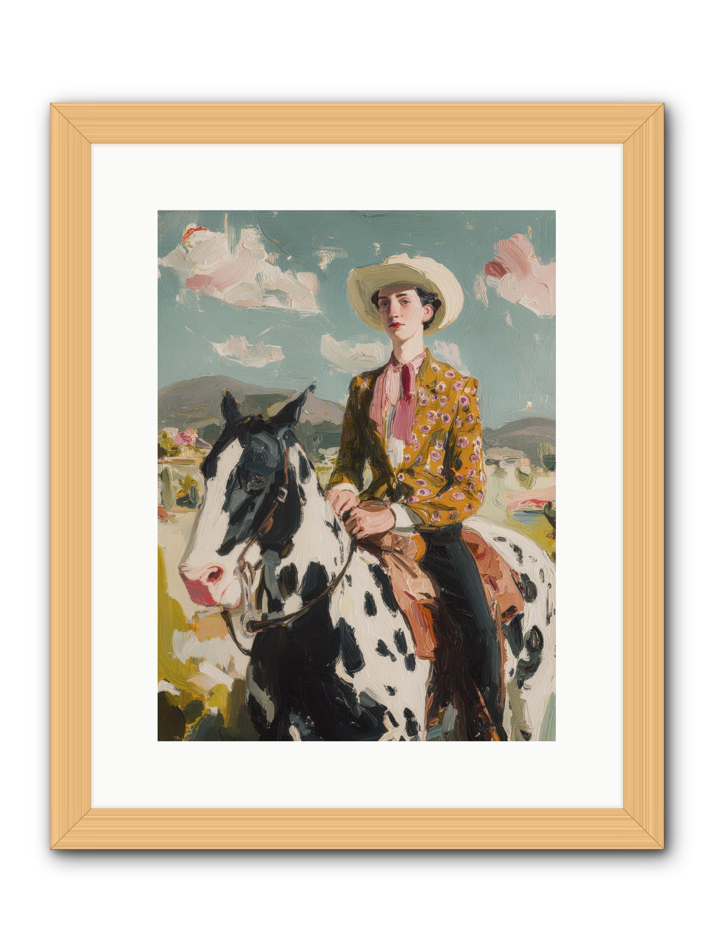 Borrowed from Dreams -- Framed Print - Natural 12x16