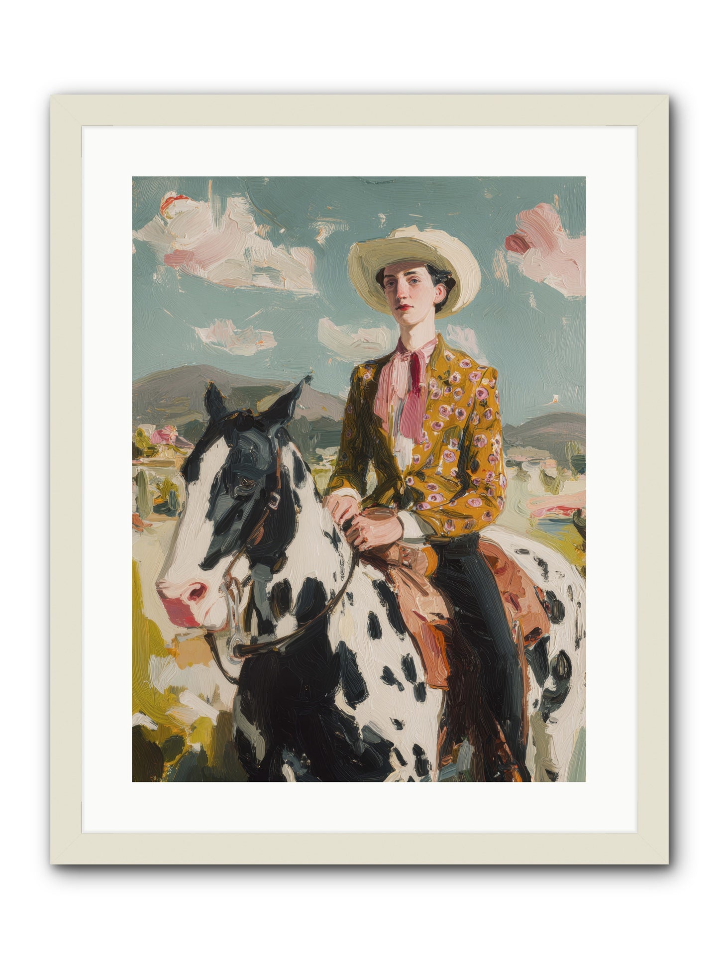 Borrowed from Dreams -- Framed Print - White 18x24