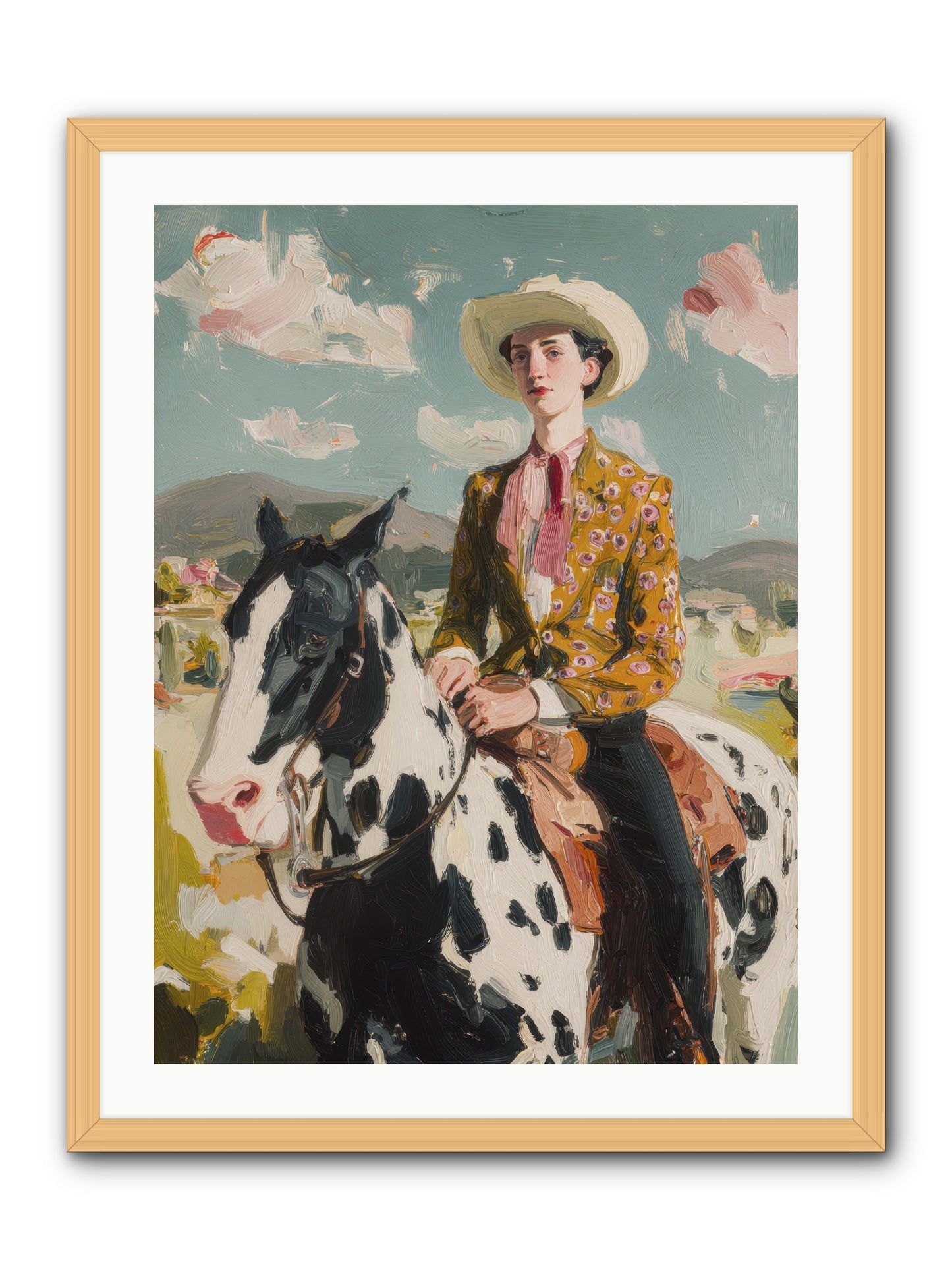 Borrowed from Dreams -- Framed Print - Natural 24x32
