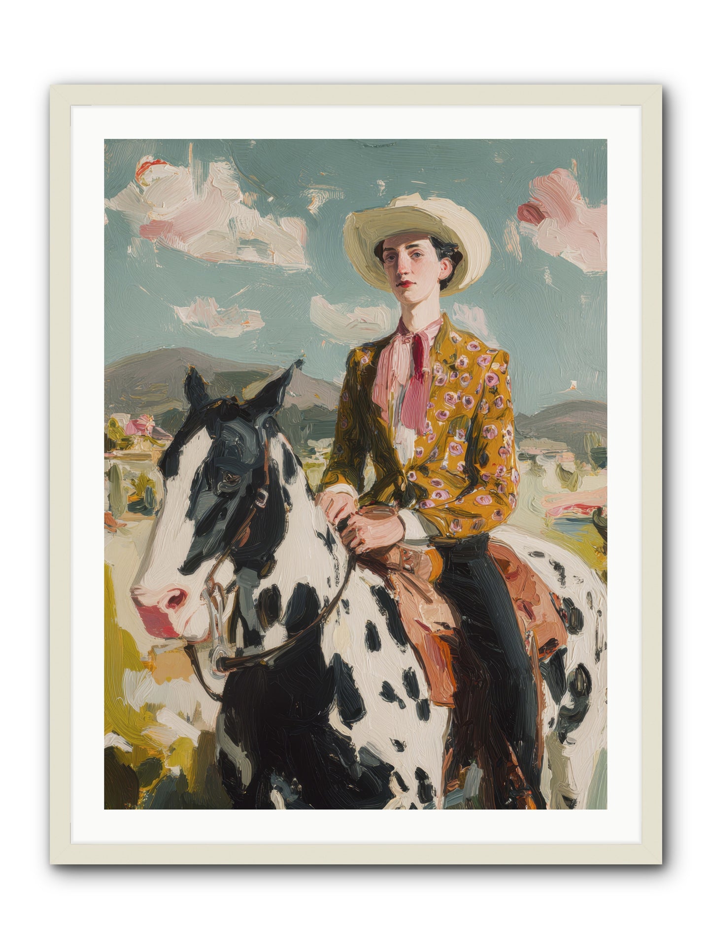 Borrowed from Dreams -- Framed Print - White 30x40