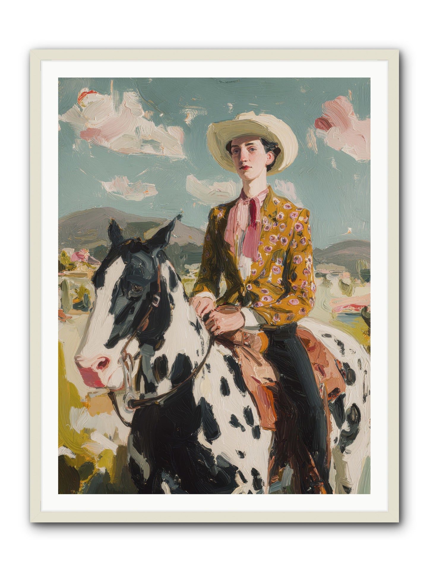 Borrowed from Dreams -- Framed Print - White 36x48