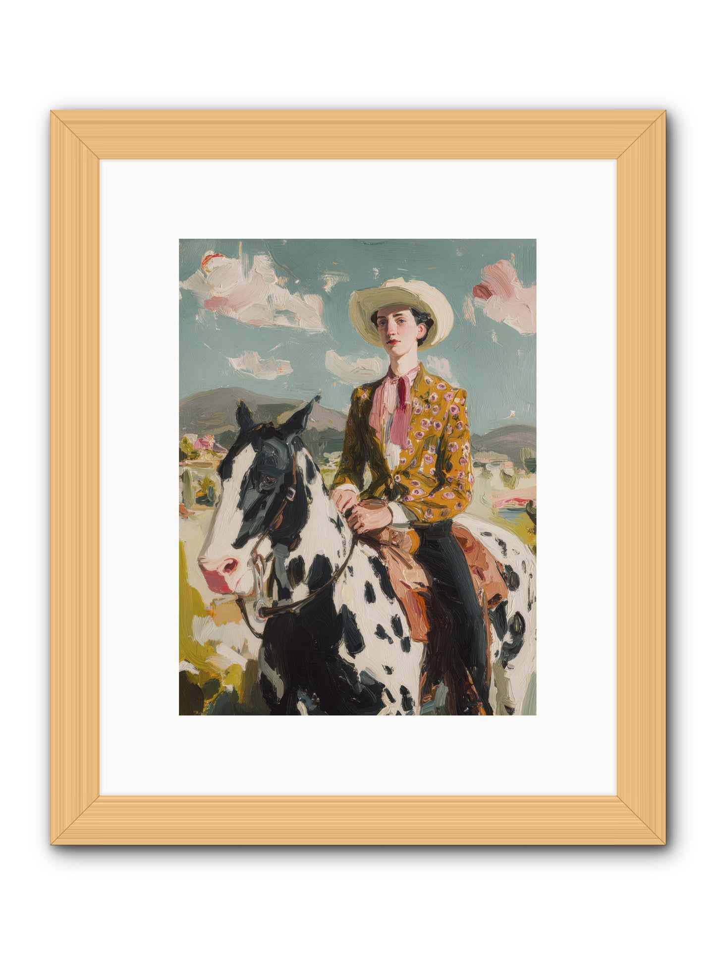 Borrowed from Dreams -- Framed Print - Natural 9x12