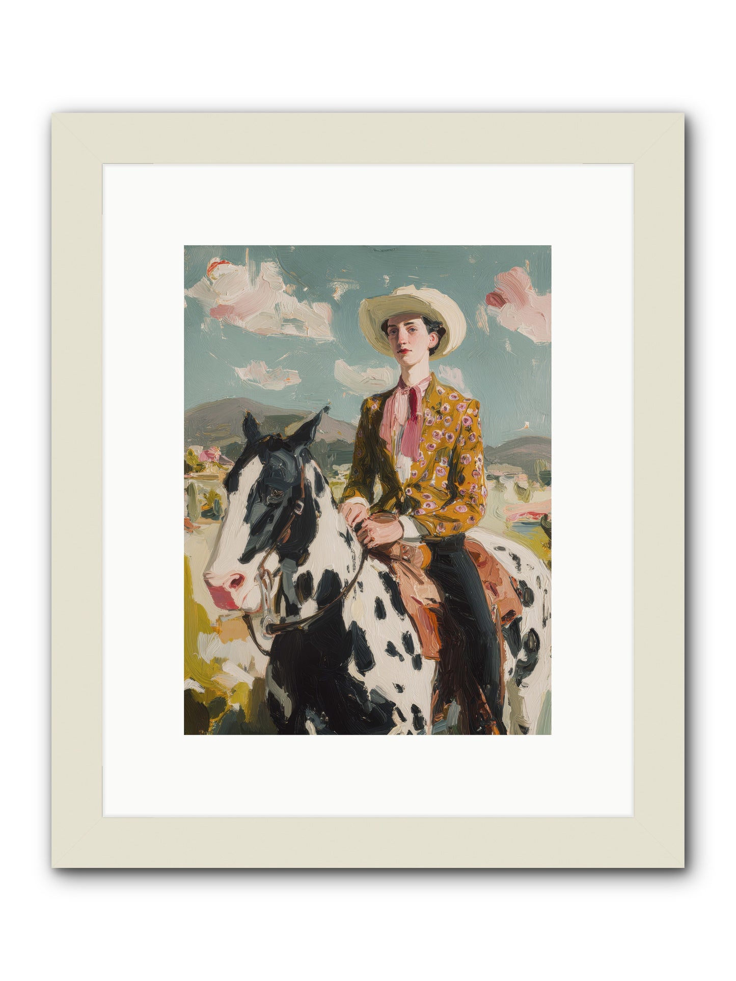 Borrowed from Dreams -- Framed Print - White 9x12