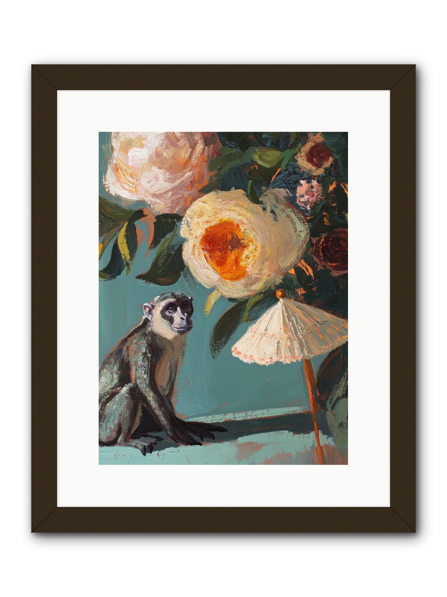 Botanical Charmer -- Framed Print - Black 12x16