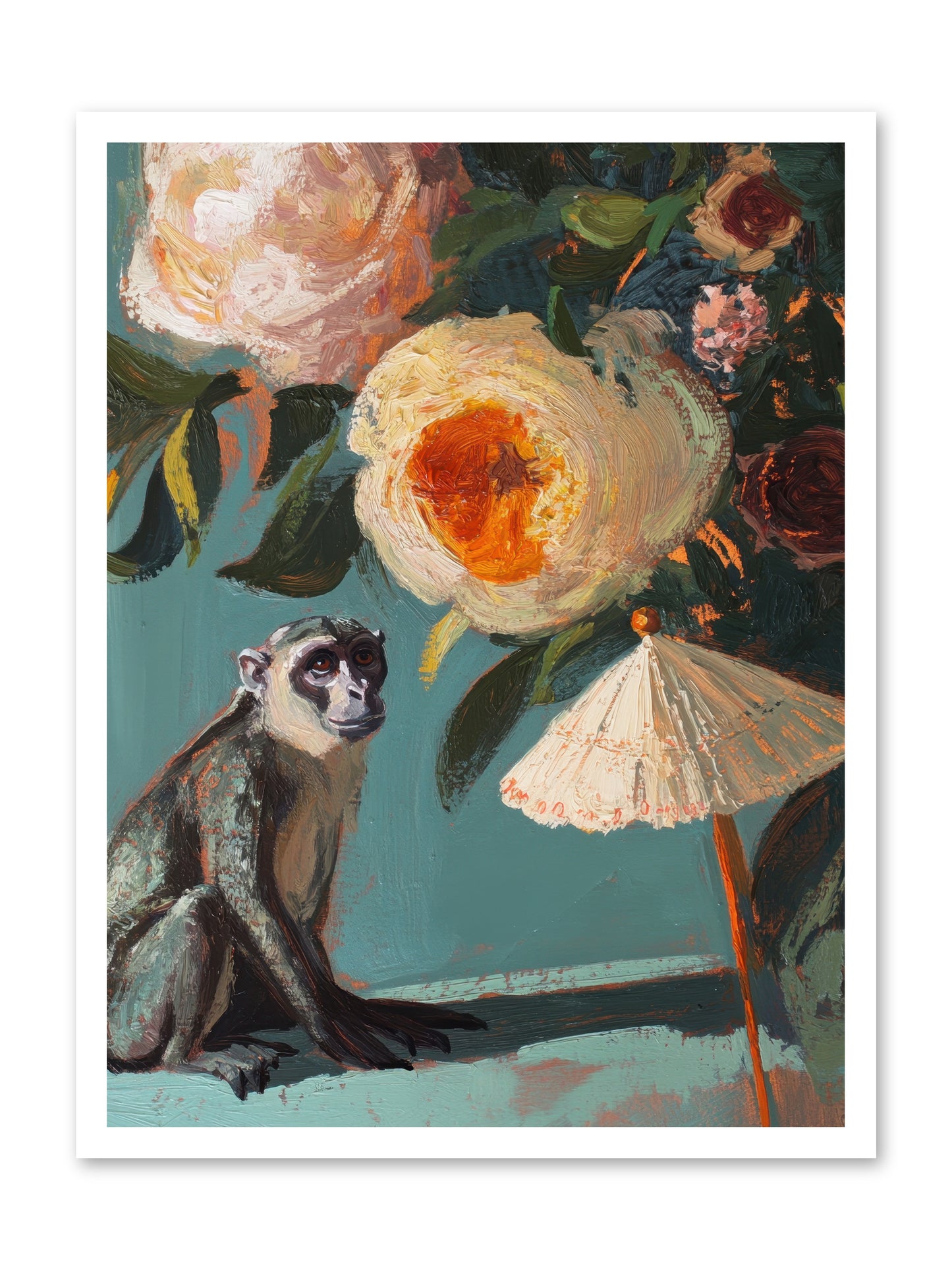 Botanical Charmer -- Loose Canvas Print 24x32