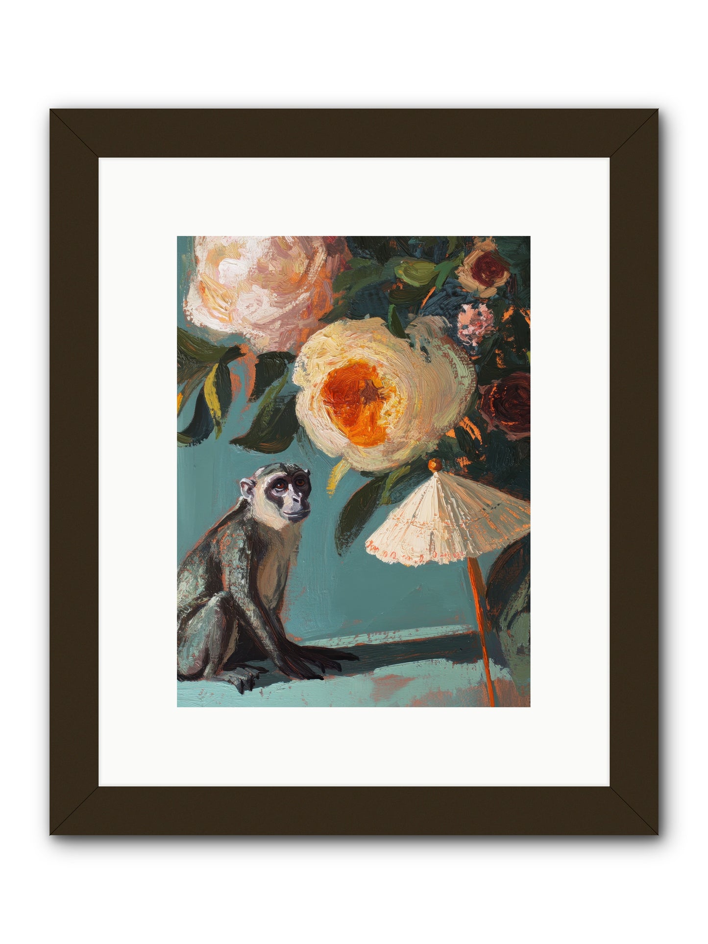 Botanical Charmer -- Framed Print - Black 9x12