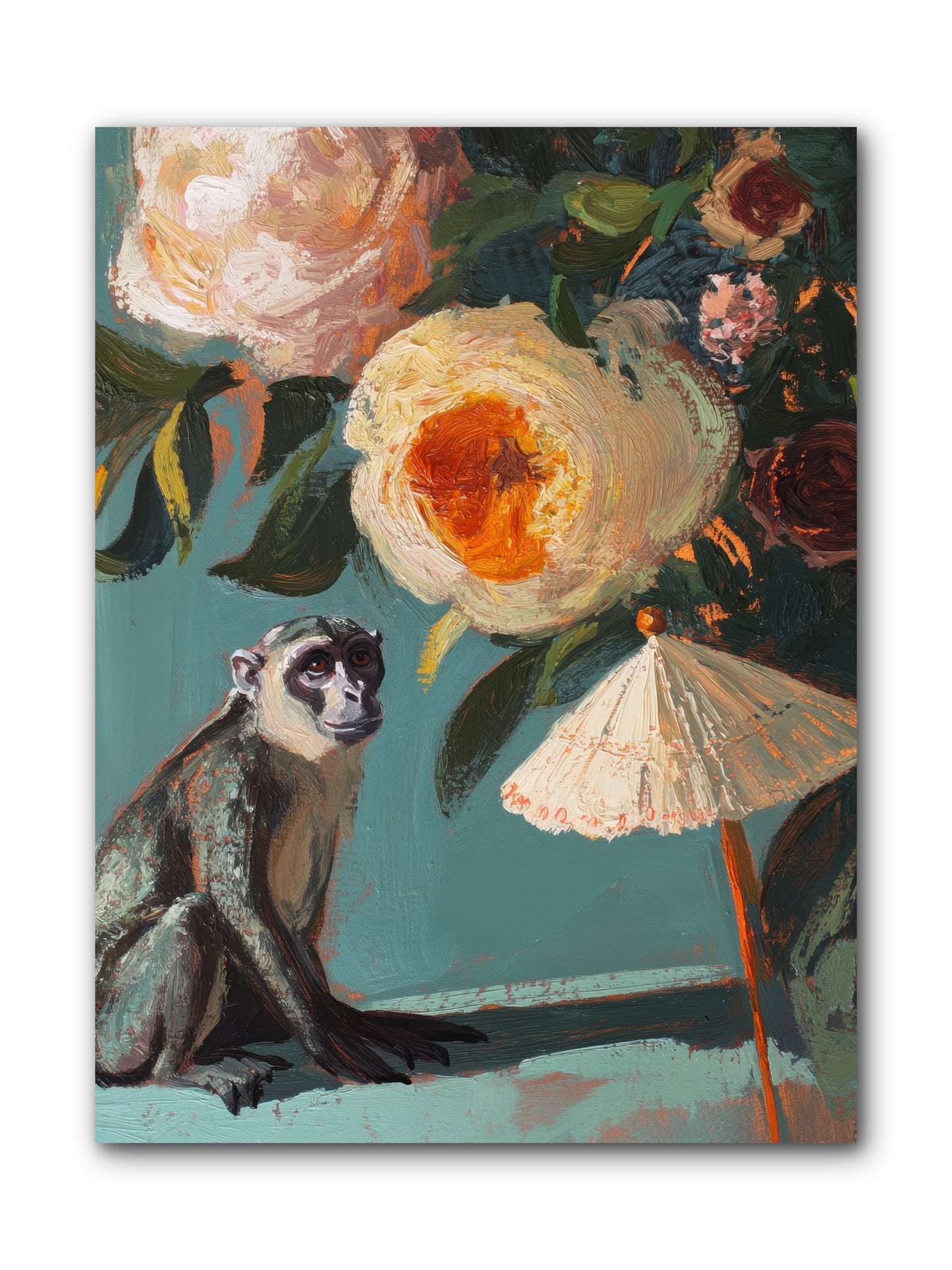 Botanical Charmer -- Wrapped Canvas 9x12