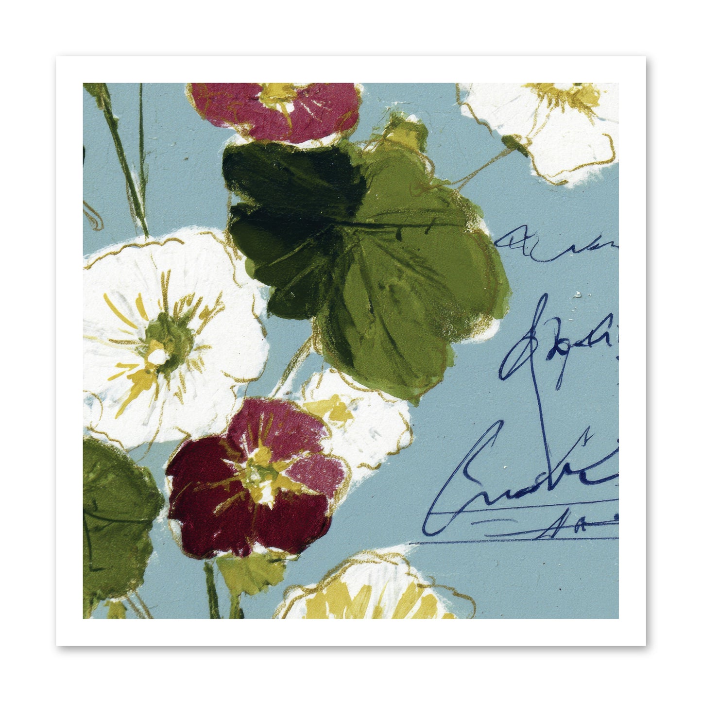 Botanical Whispers -- Loose Canvas Print 20x20