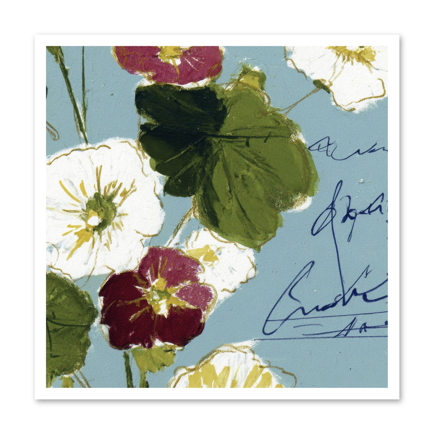 Botanical Whispers -- Loose Canvas Print 30x30
